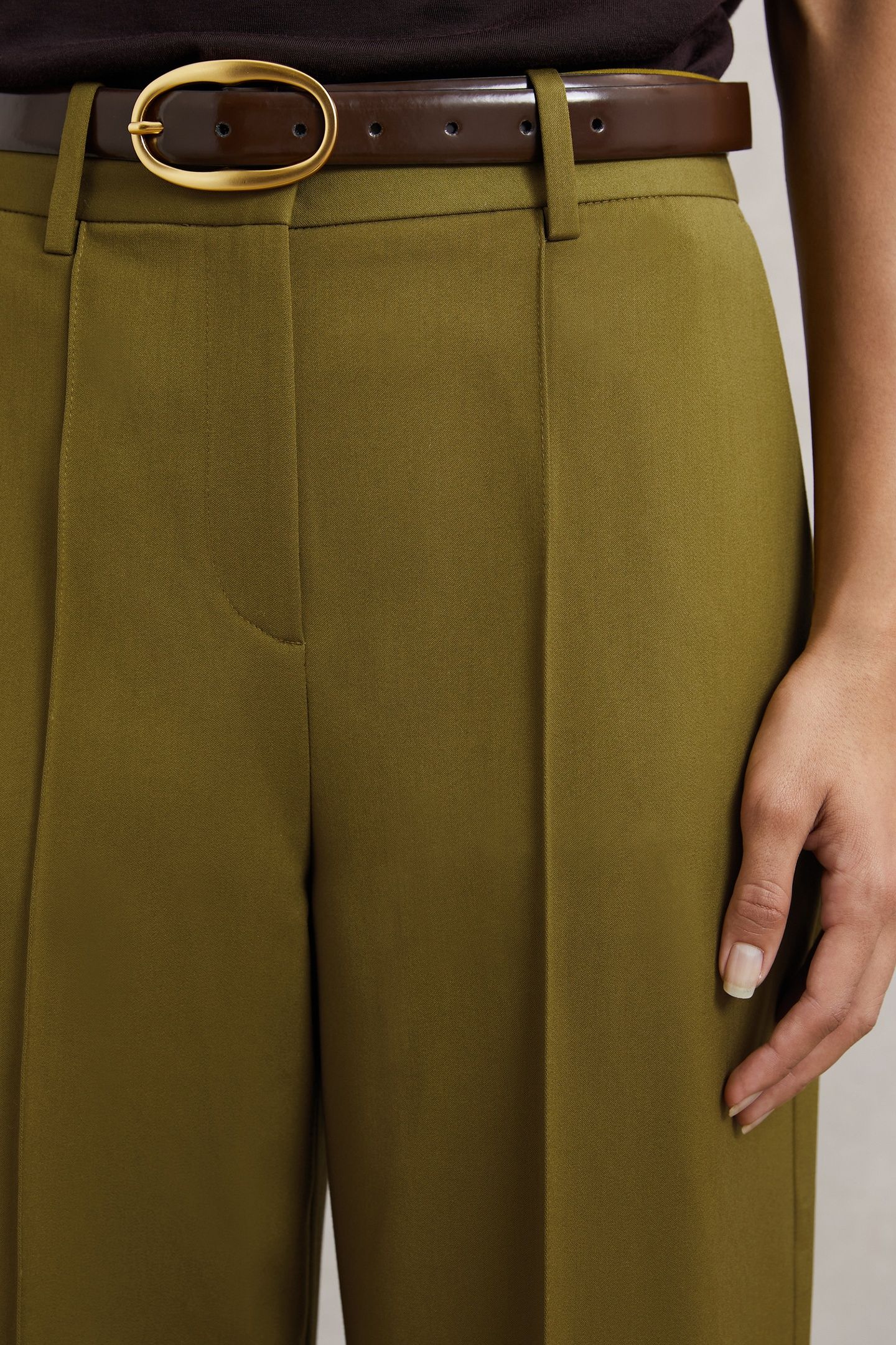 WIDE LEG TROUSER GREEN 6