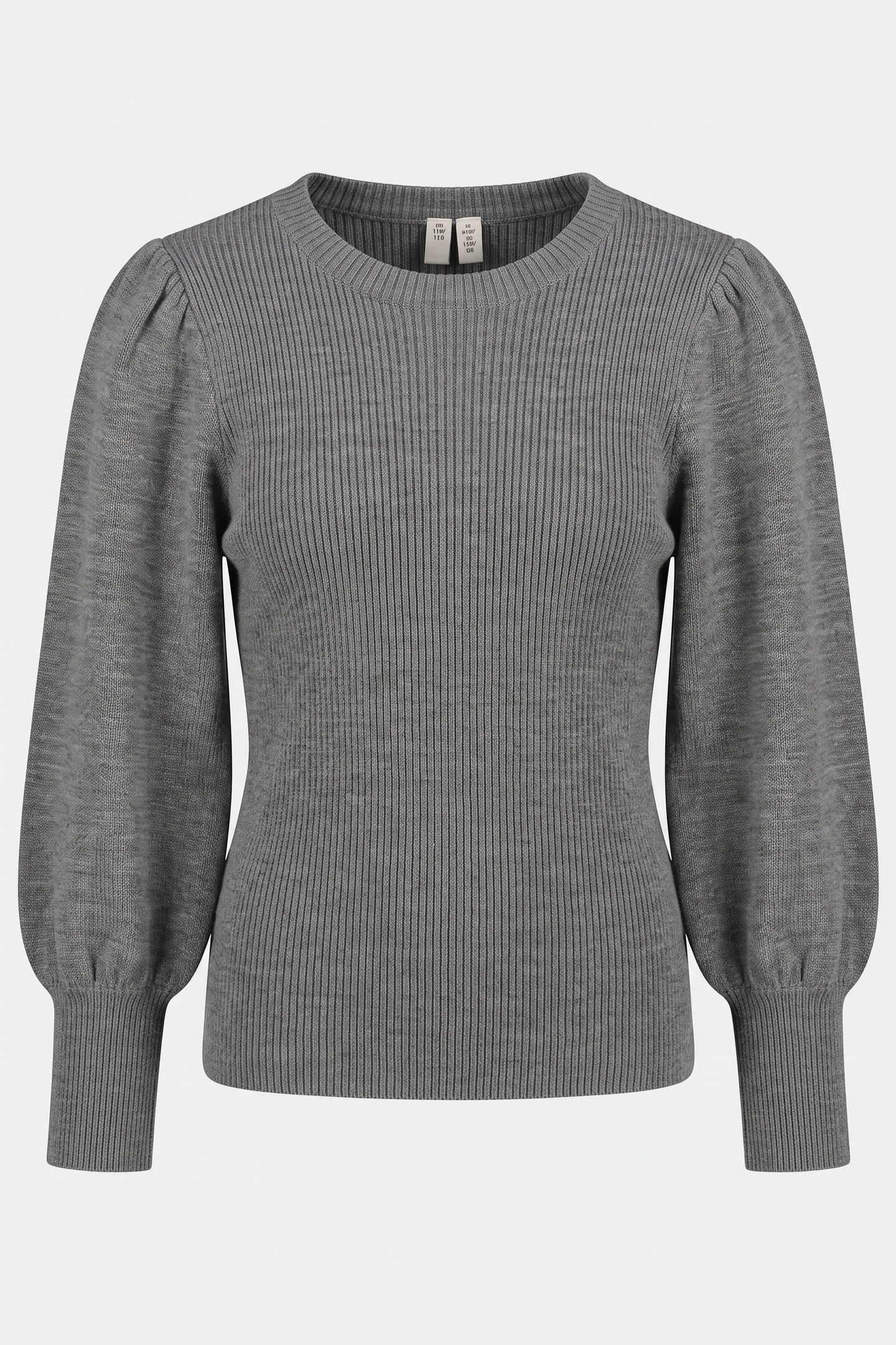 NINI MERINO LONG-SLEEVE TOP GREY 2