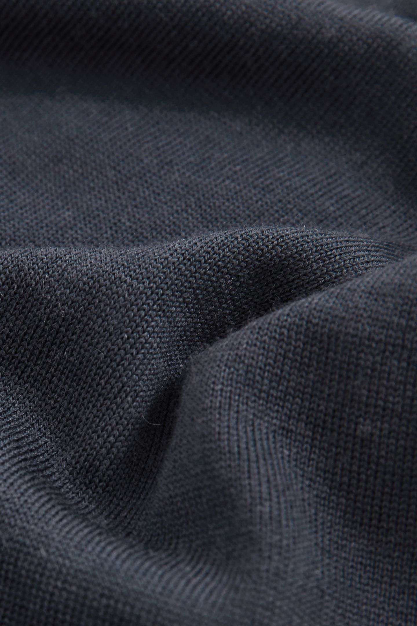 LS MERINO OPEN COLLAR JUMPER MIDNIGHT NAVY 5