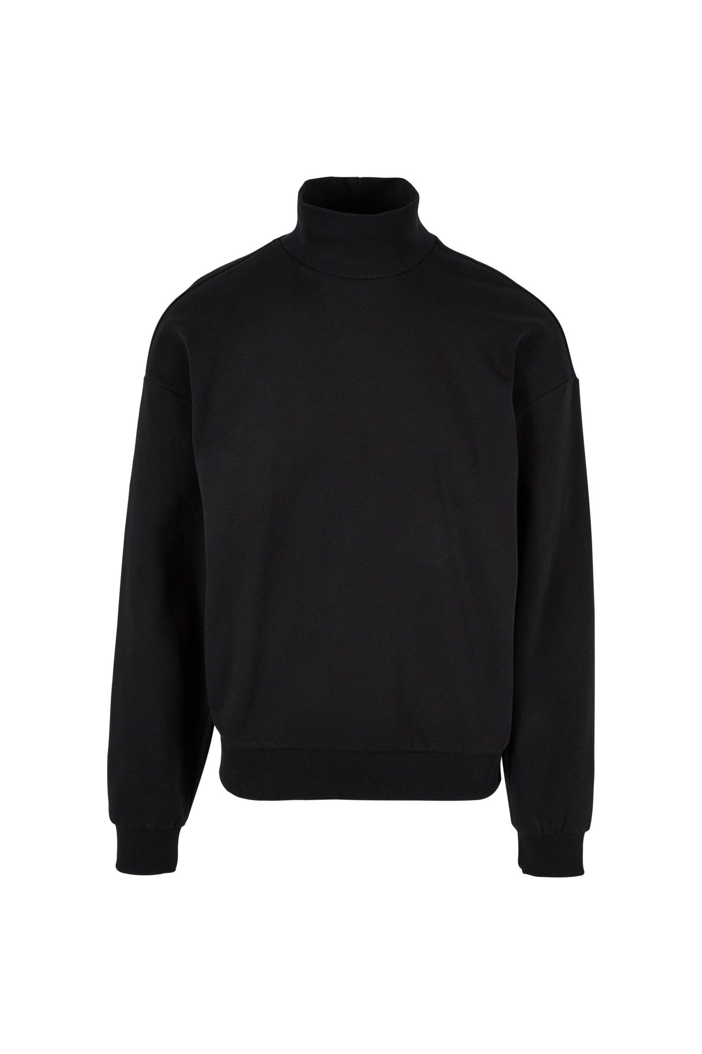 HIGH RIB NECK CREW BLACK 5