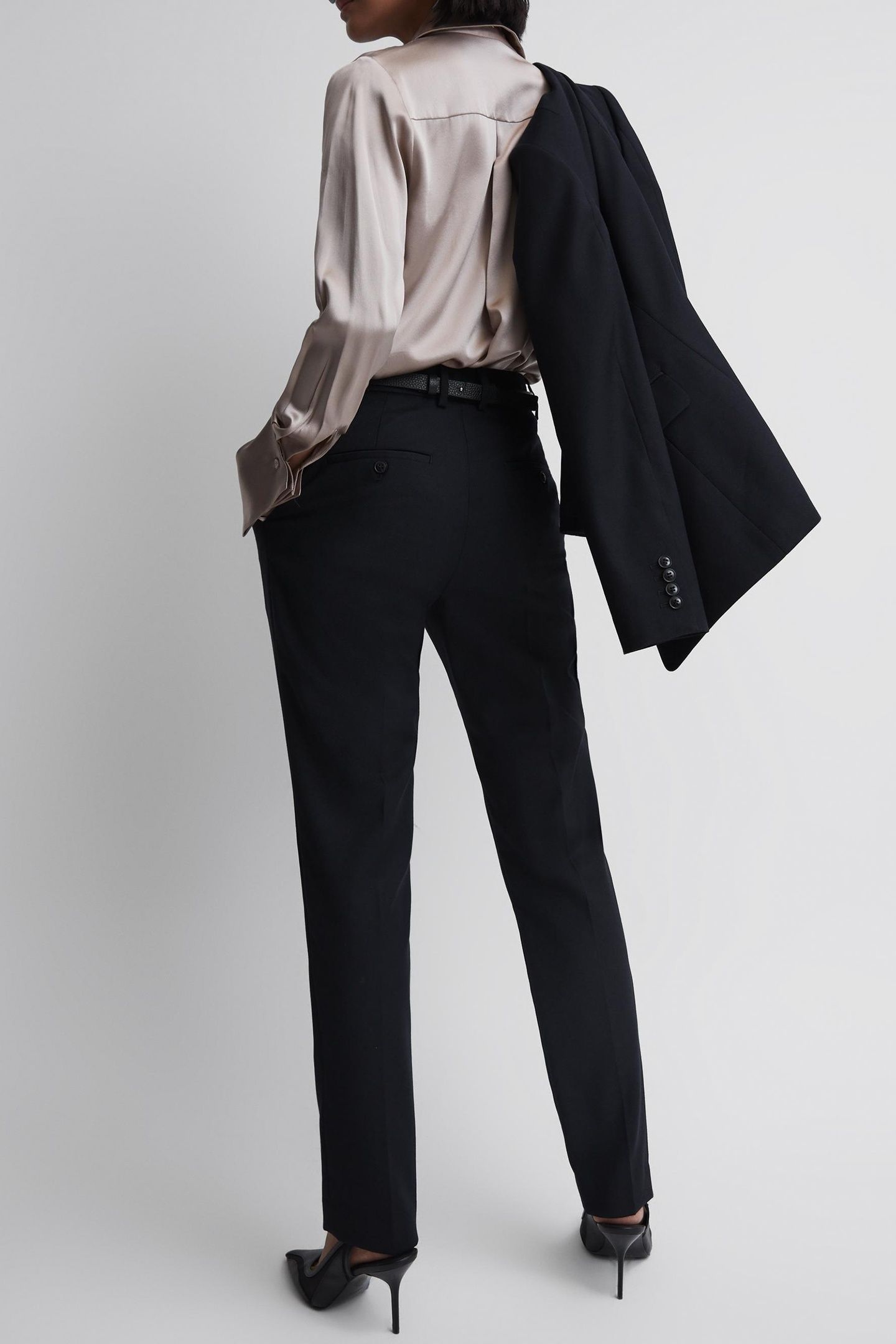 TAILORED SLIM LEG TROUSER NAVY 5