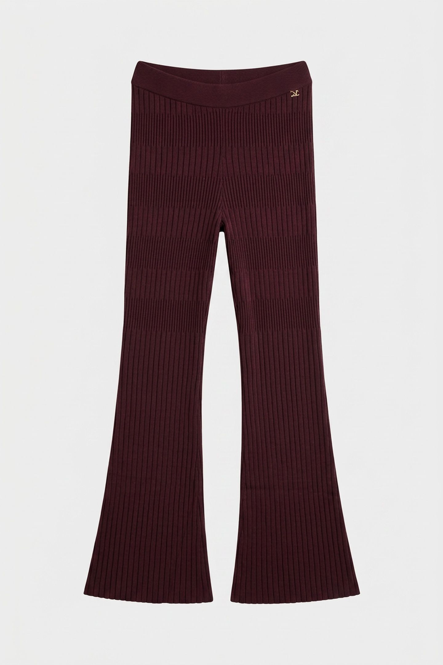 JANET RIBBED PANT SW REGAL PLUM 3