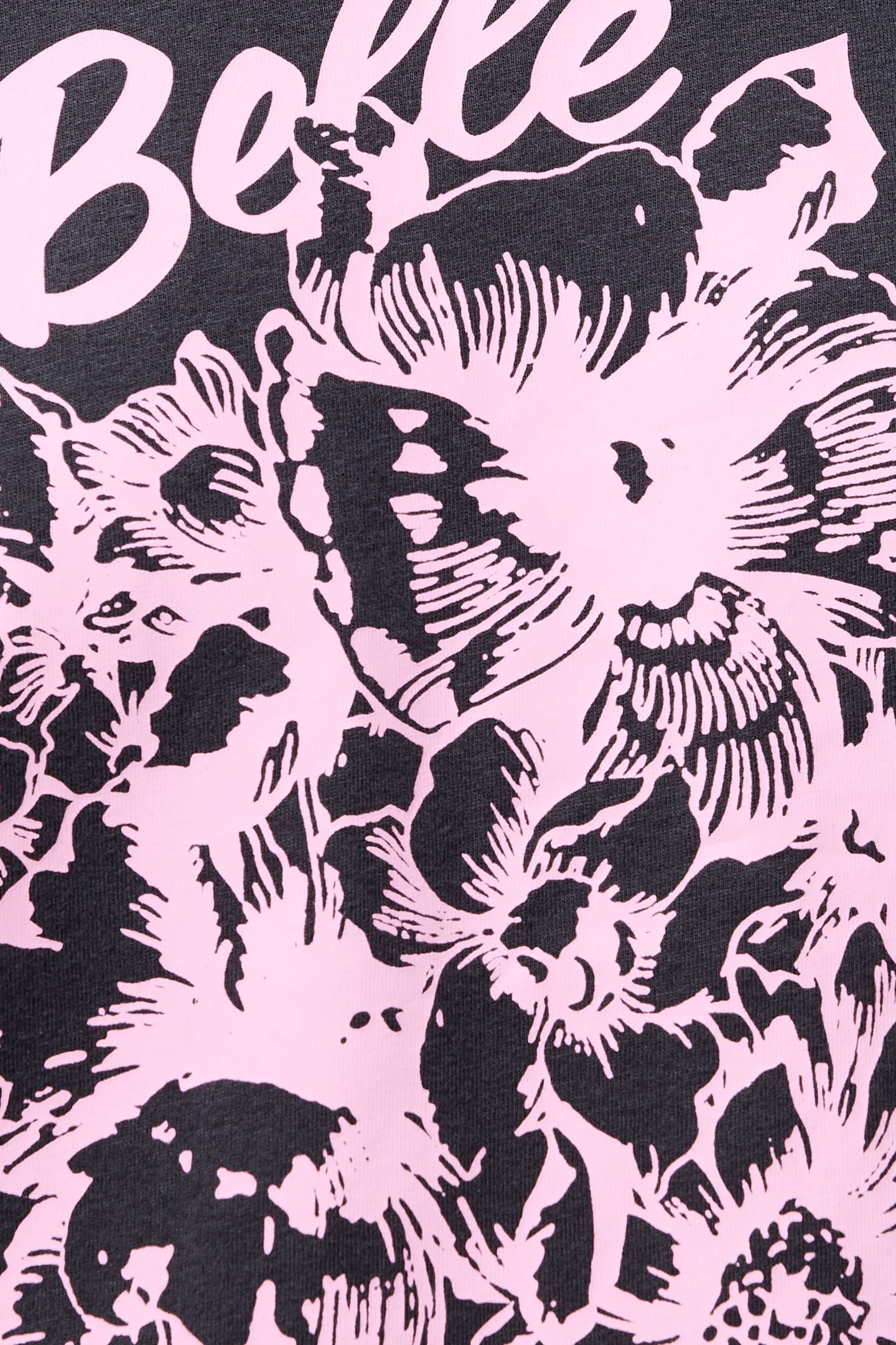 BELLE FLEURS GRAPHIC TEE GRAPHITE/ROSE PINK GRAPHITE/ROSE PI 4