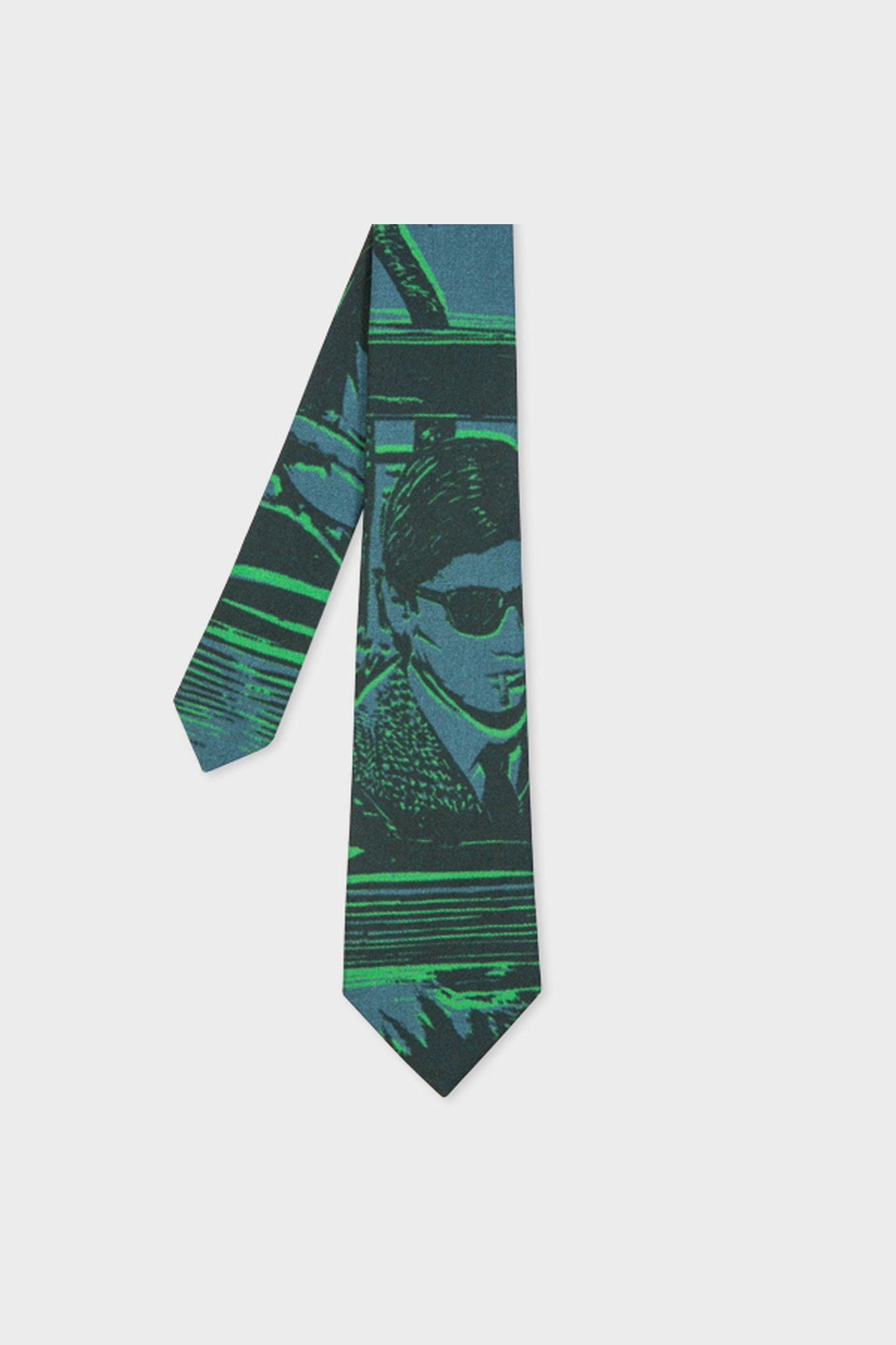 MEN TIE GETAWAY PETROL GREEN 5