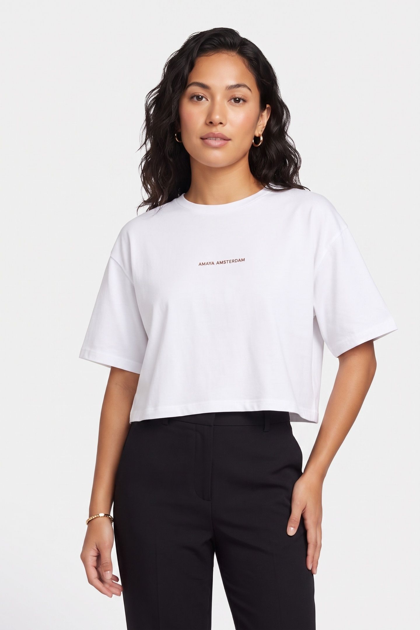 BAILEY T-SHIRT WHITECAMEL 1