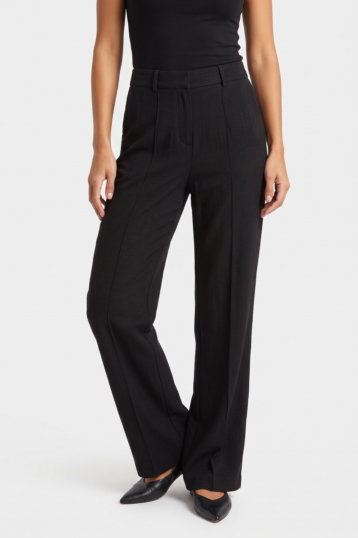 ARIANA STRAIGHT PANT JET BLACK A996 1
