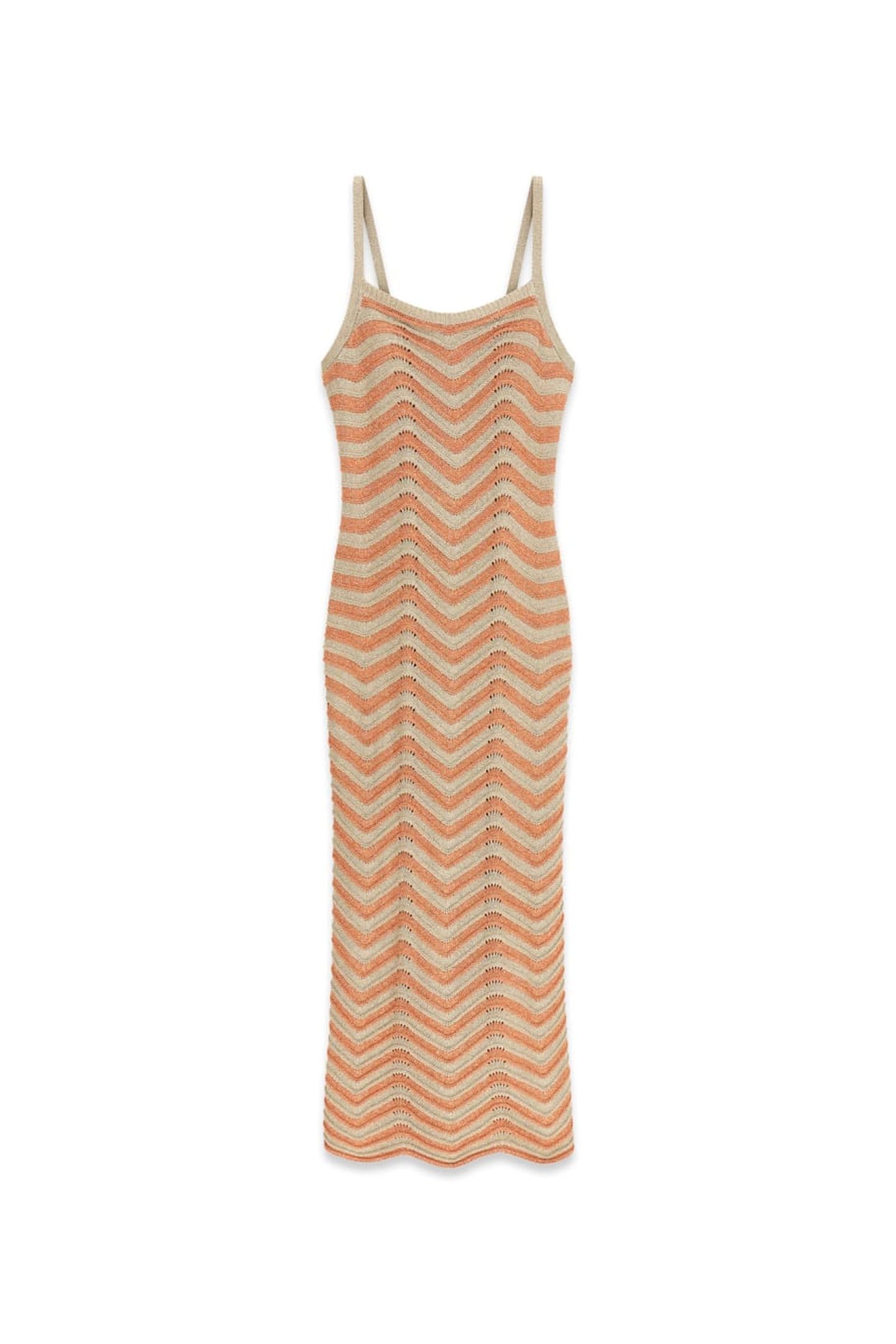 SL VERA CHEVRON LACE NATURAL/ORANGE BRUSH 7
