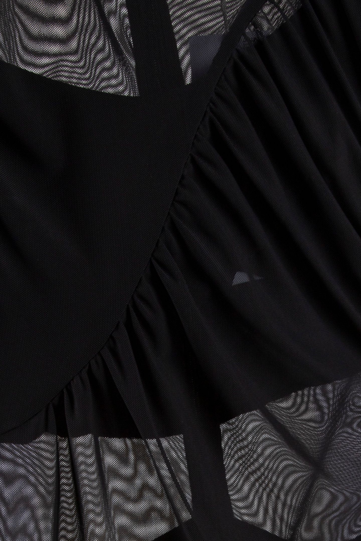 SS GRACEY MESH DRESS JET BLACK A996 4