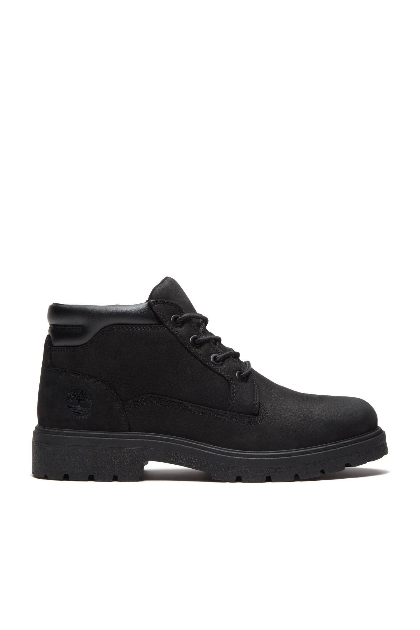MID LACE UP WATERPROOF CHUKKA BOOT BLACK NUBUCK 1