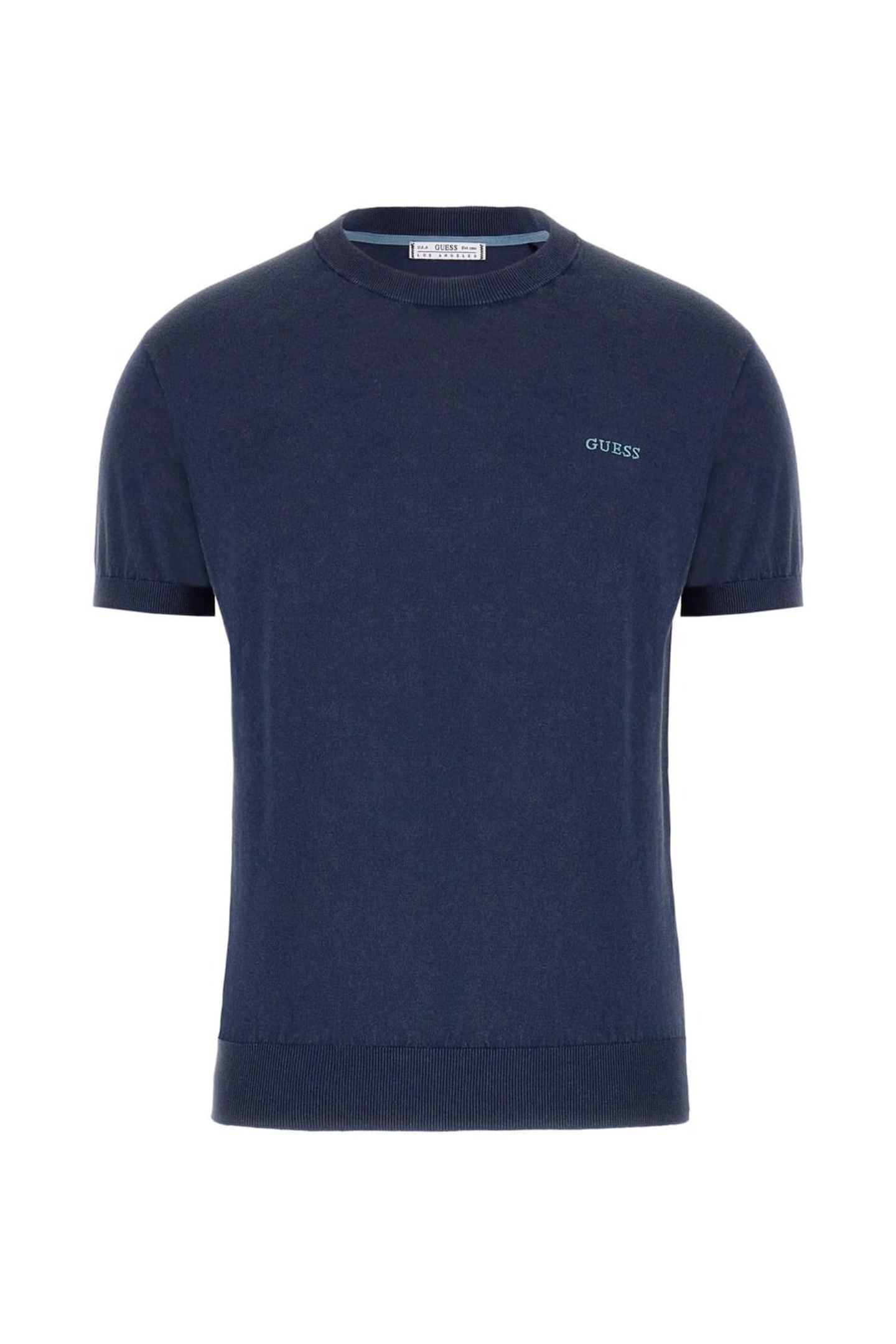 CORNELL WASHED SS T- SMART BLUE 4