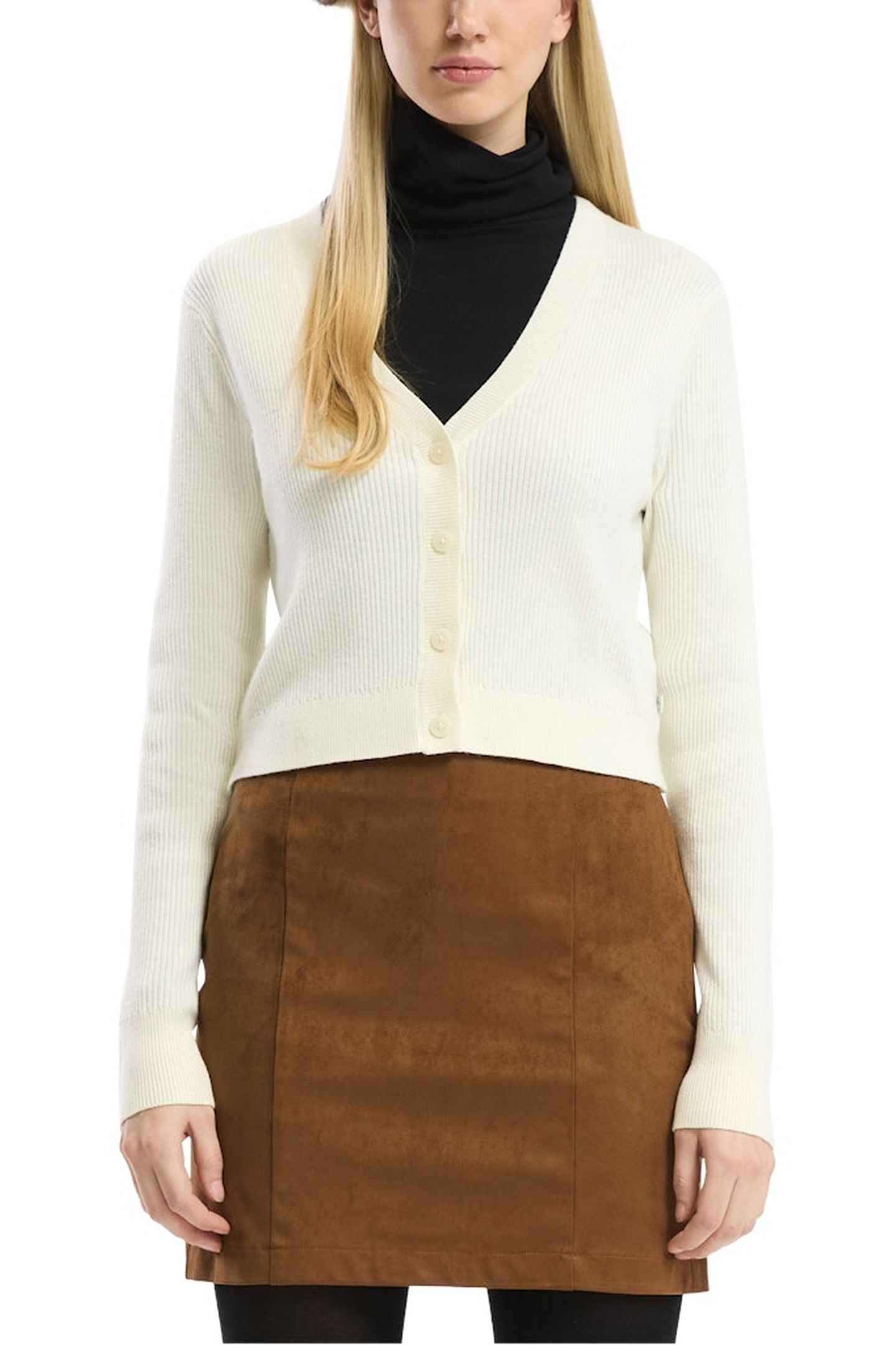 S.OLIVER-QS CARDIGAN OFFWHITE 1