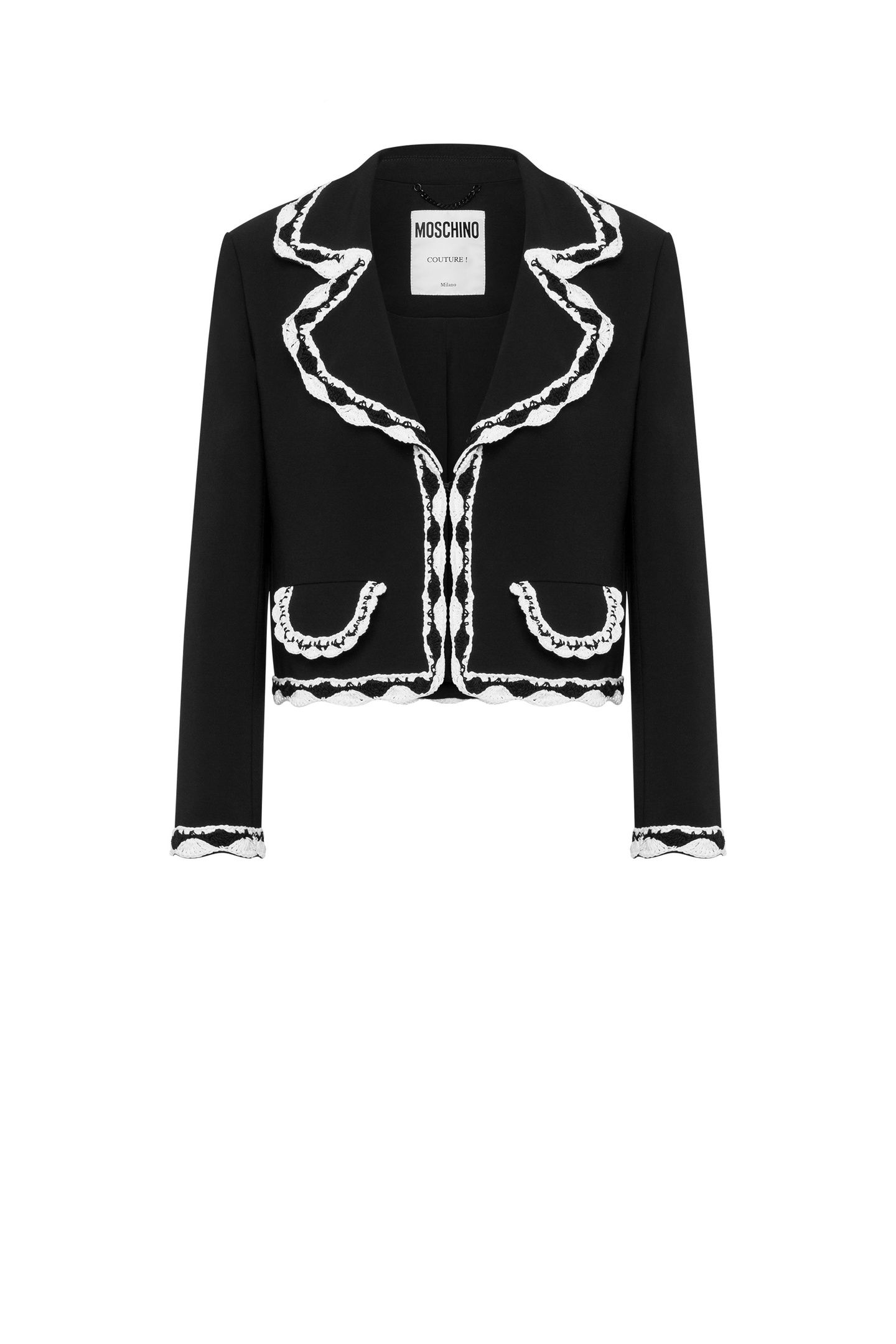 CROCHET CADY JACKET DETAILS BLACK 3