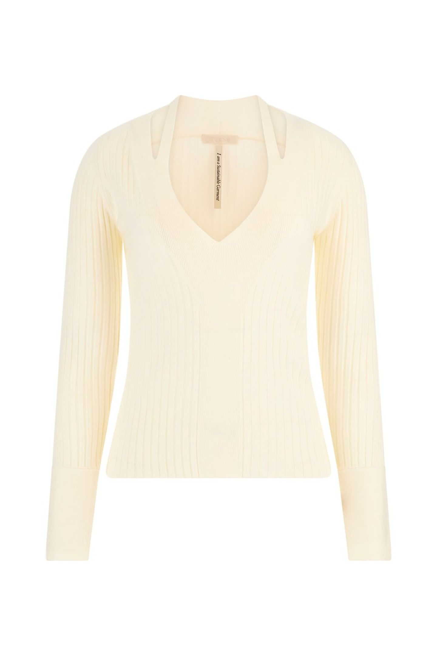 LS VN ALINE SWTR CREAM WHITE 4
