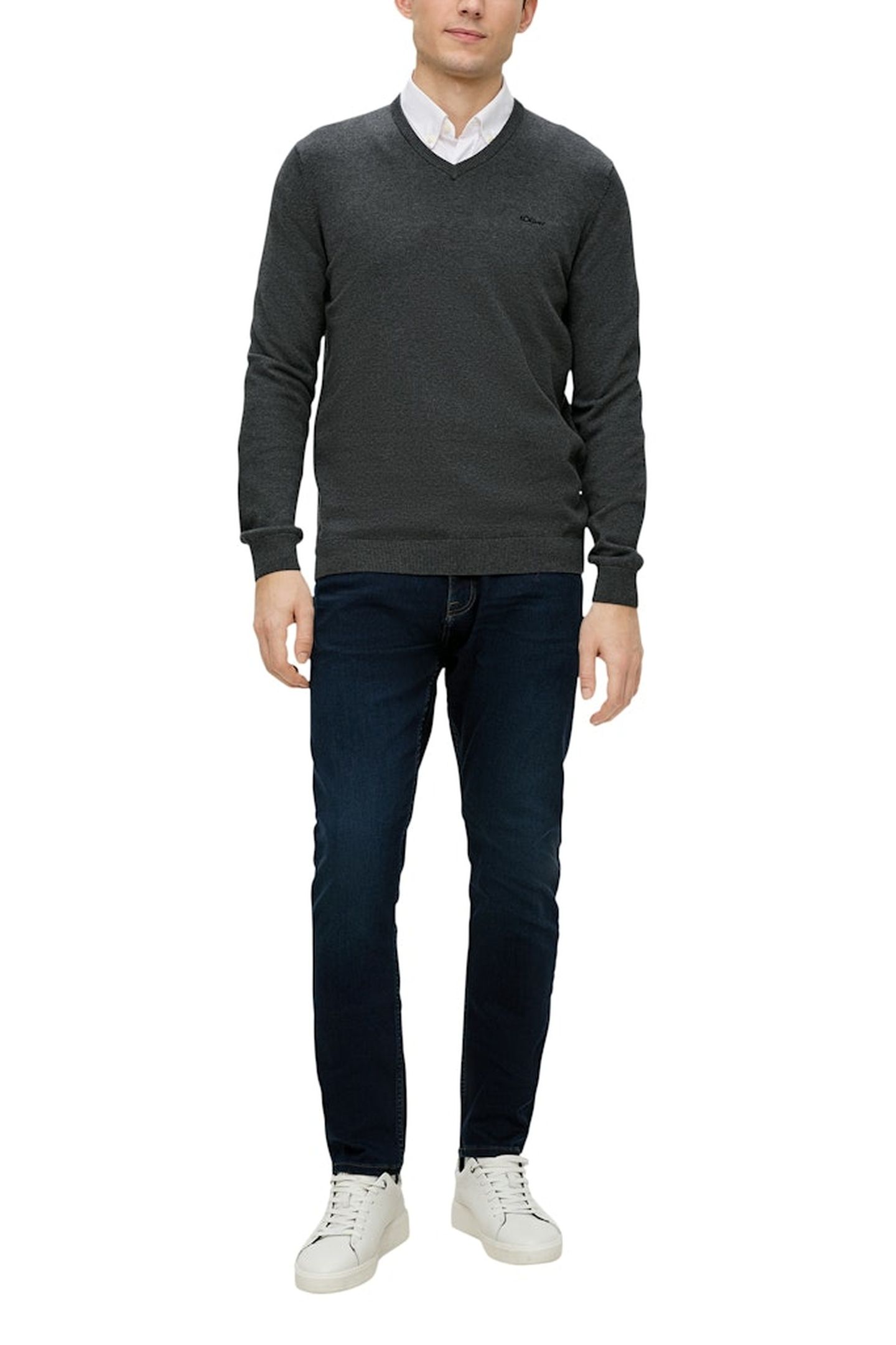 S.OLIVER PULLOVER GREY/BLACK 4