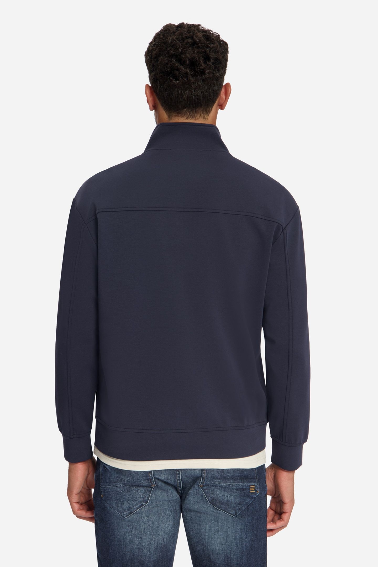 SWEATER FULL ZIP DARK NIGHT 4