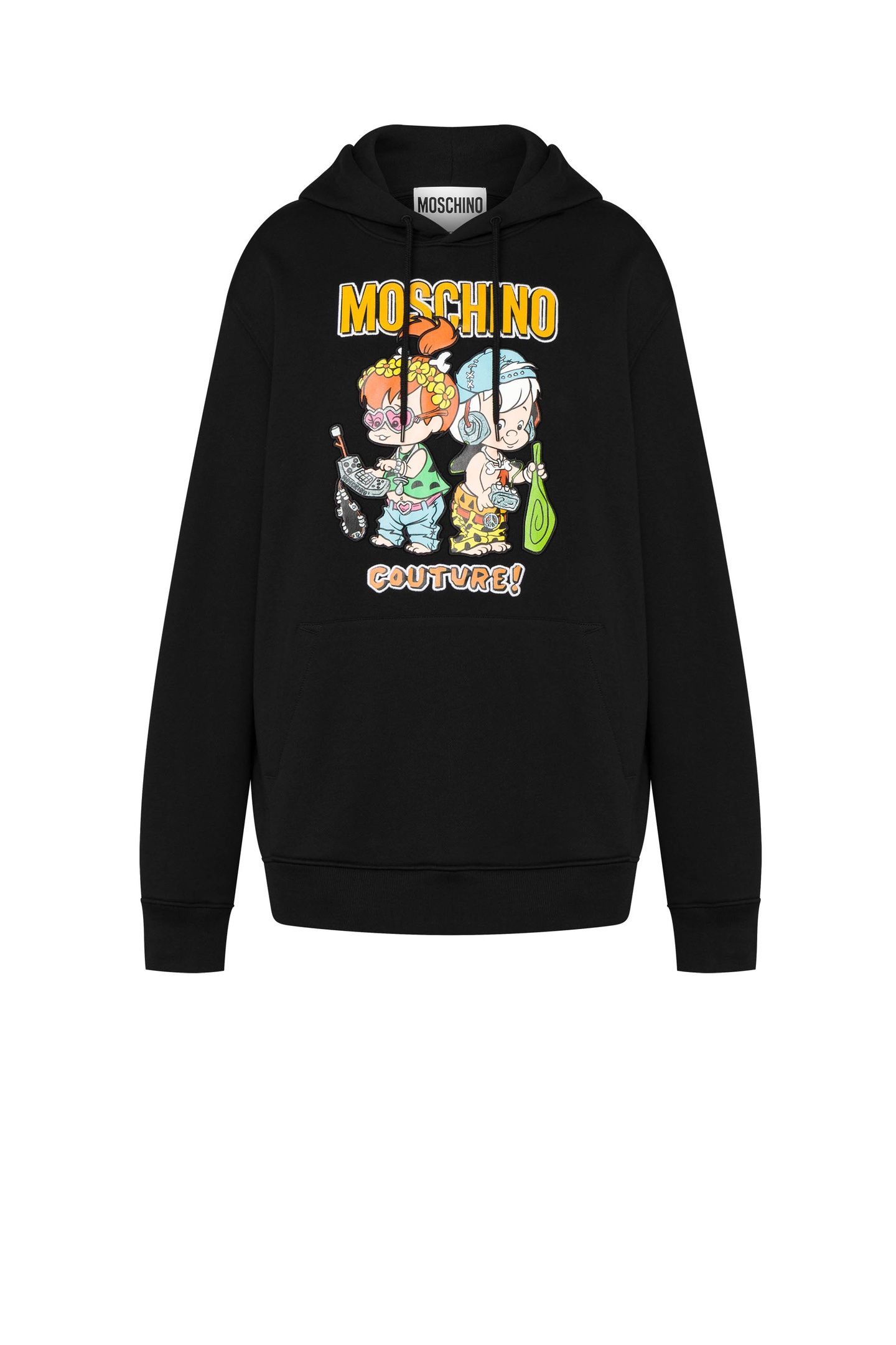 MOSCHINO X THE FLINTSTONES™ HOODIE BLACK 3