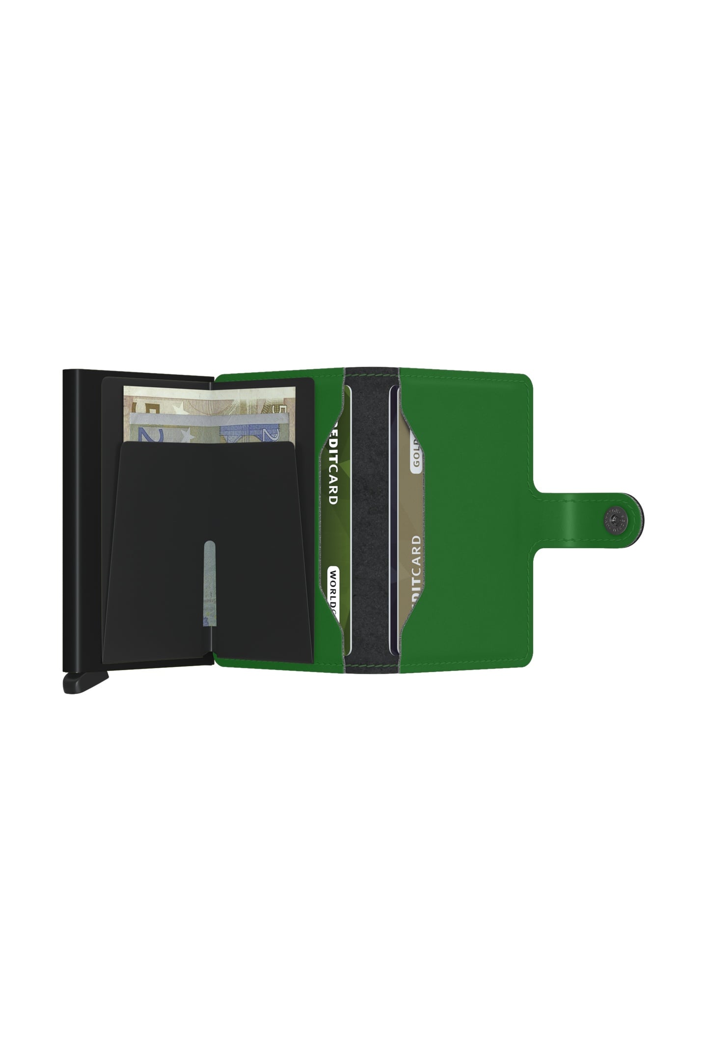 UNISEX MINIWALLET MATTE BRIGHT GREEN 4