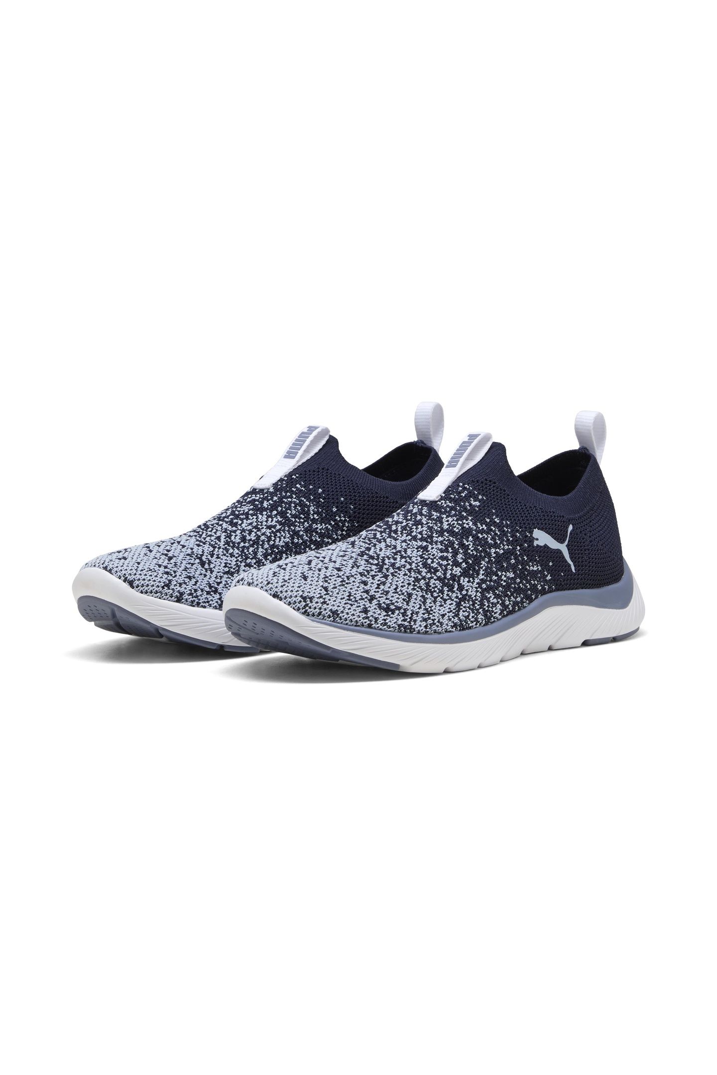 SOFTRIDE REMI SLIP-ON KNIT NAVY-SNOW MOUNTAIN BLUE-GRAY SKY 3