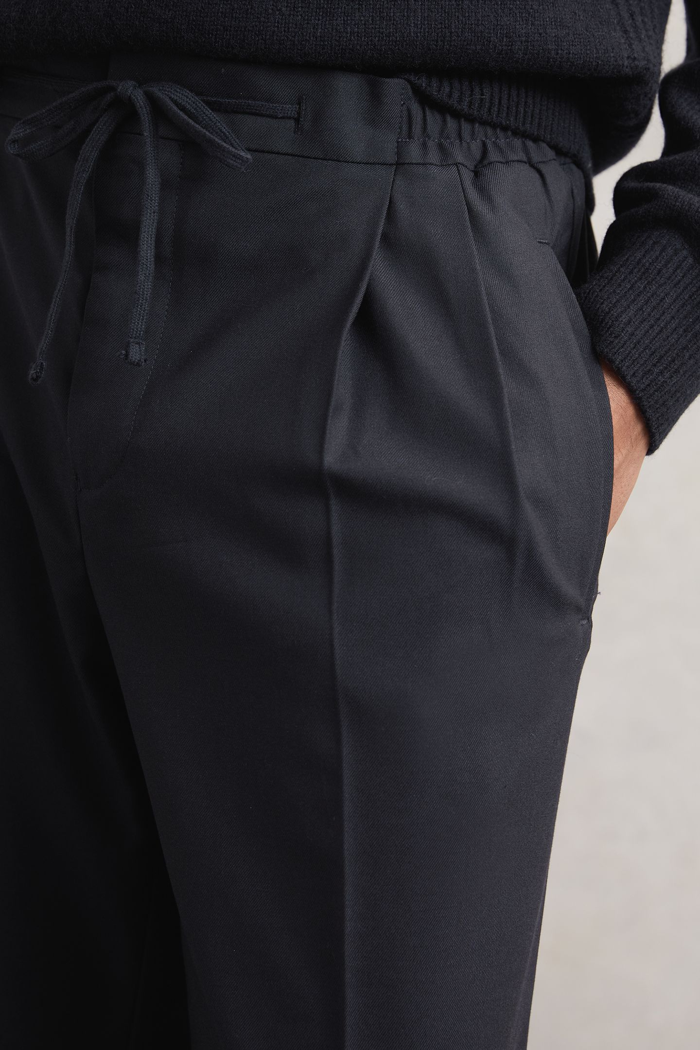 RELAXED TWILL TROUSER NAVY 6