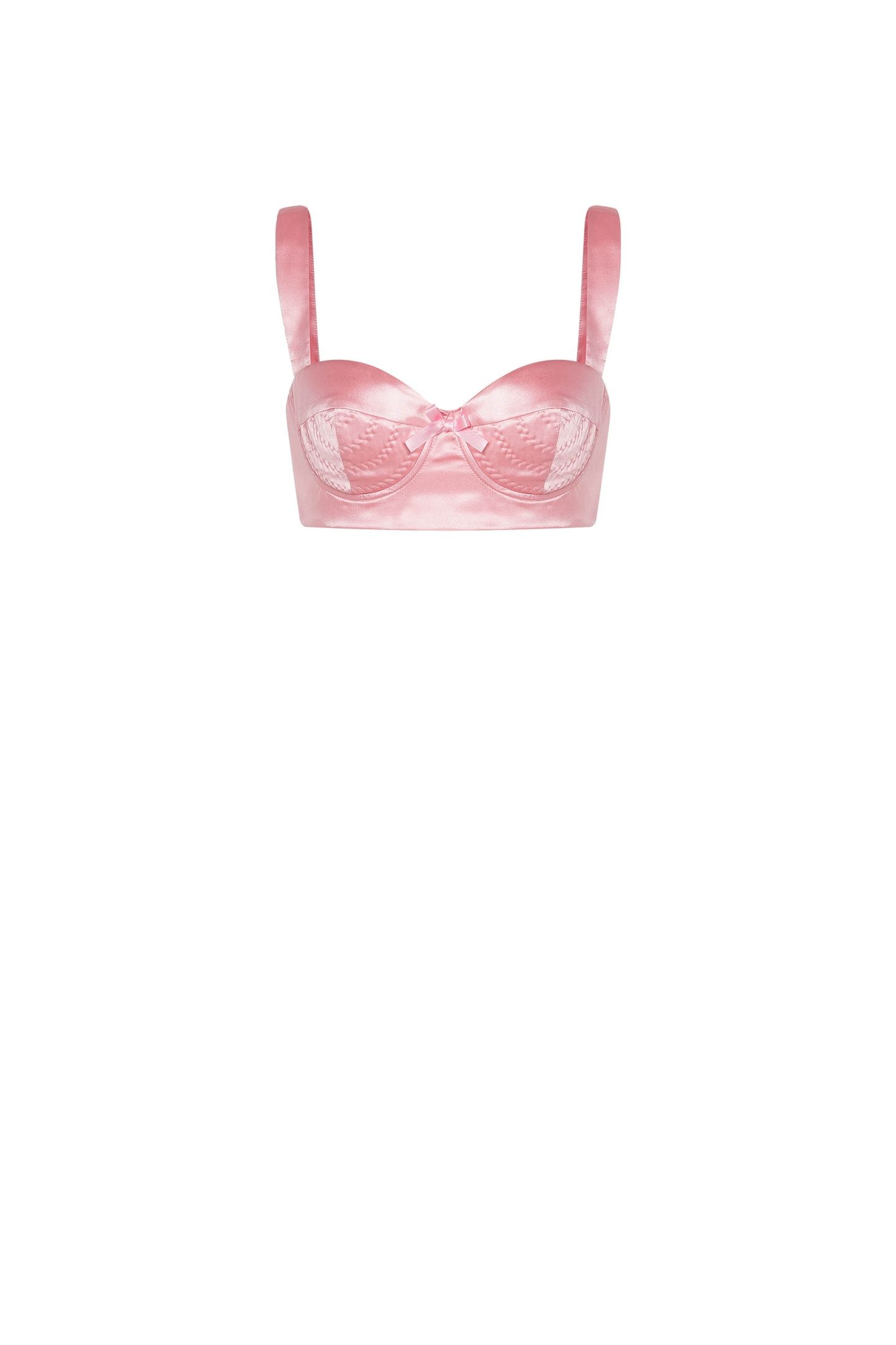 SATIN BRALETTE PINK 3