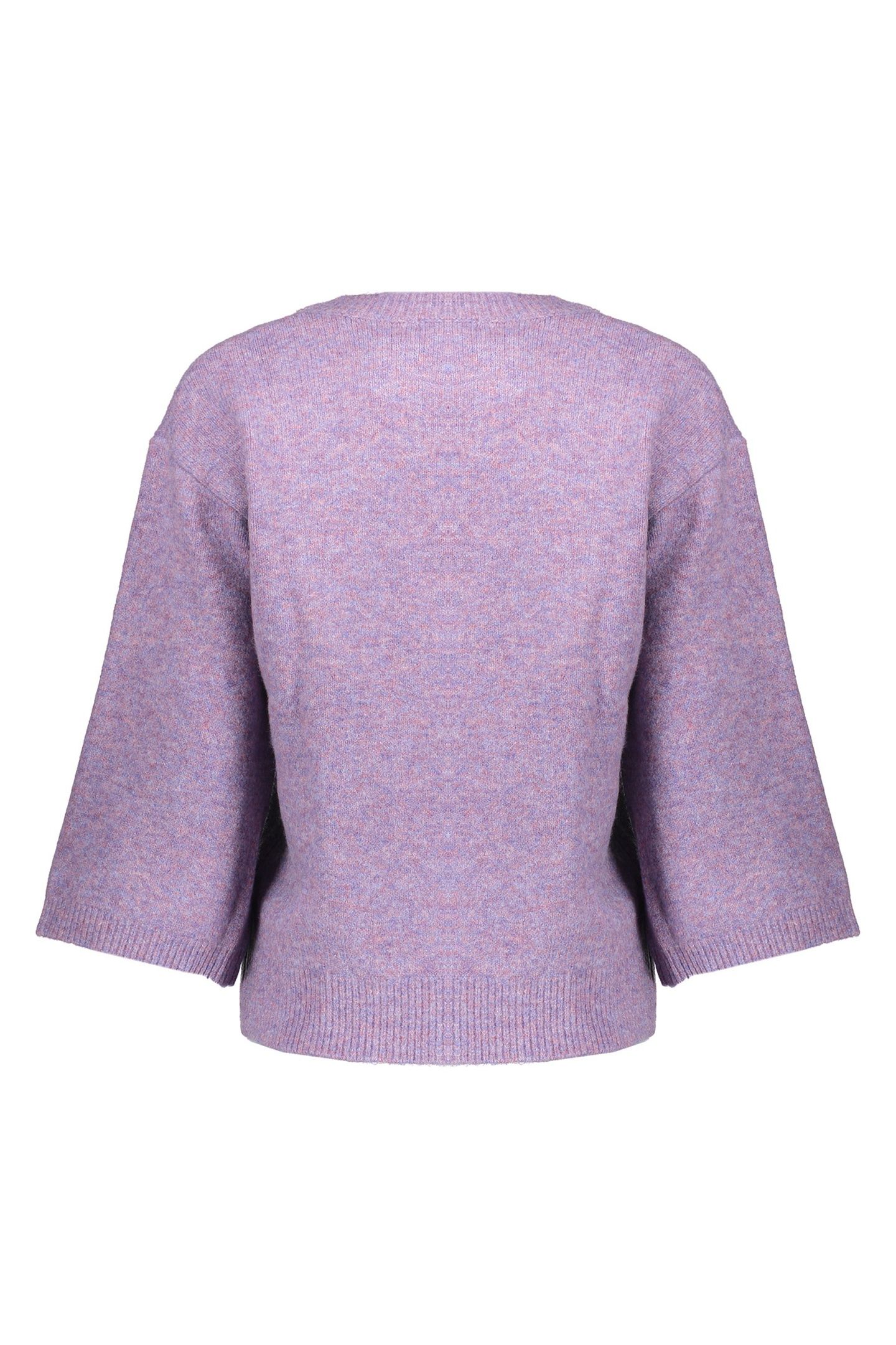 CARDIGAN V-NECK 3/4 SLEEVES LILAC 2