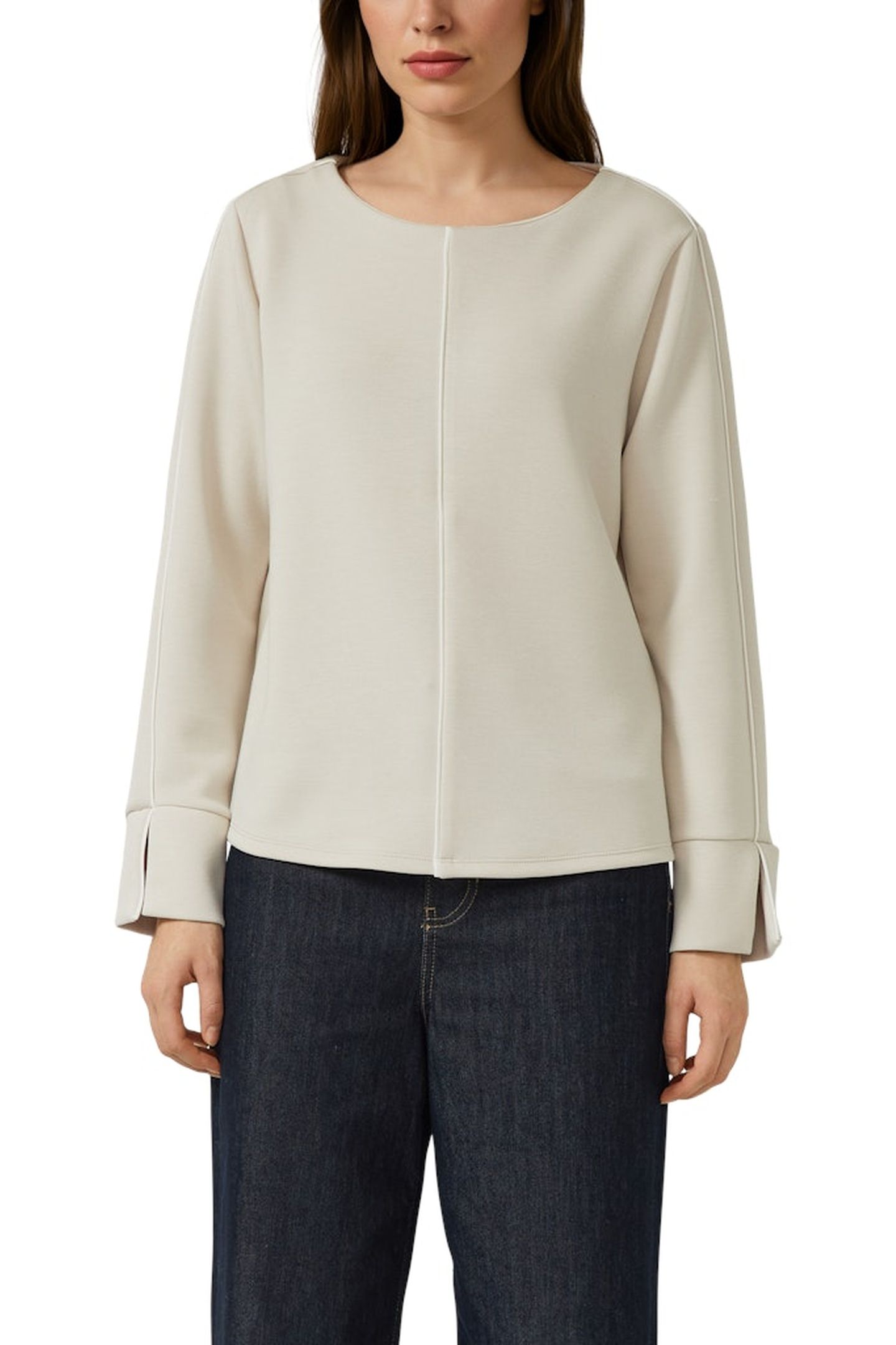 S.OLIVER SWEATSHIRTS ECRU 1