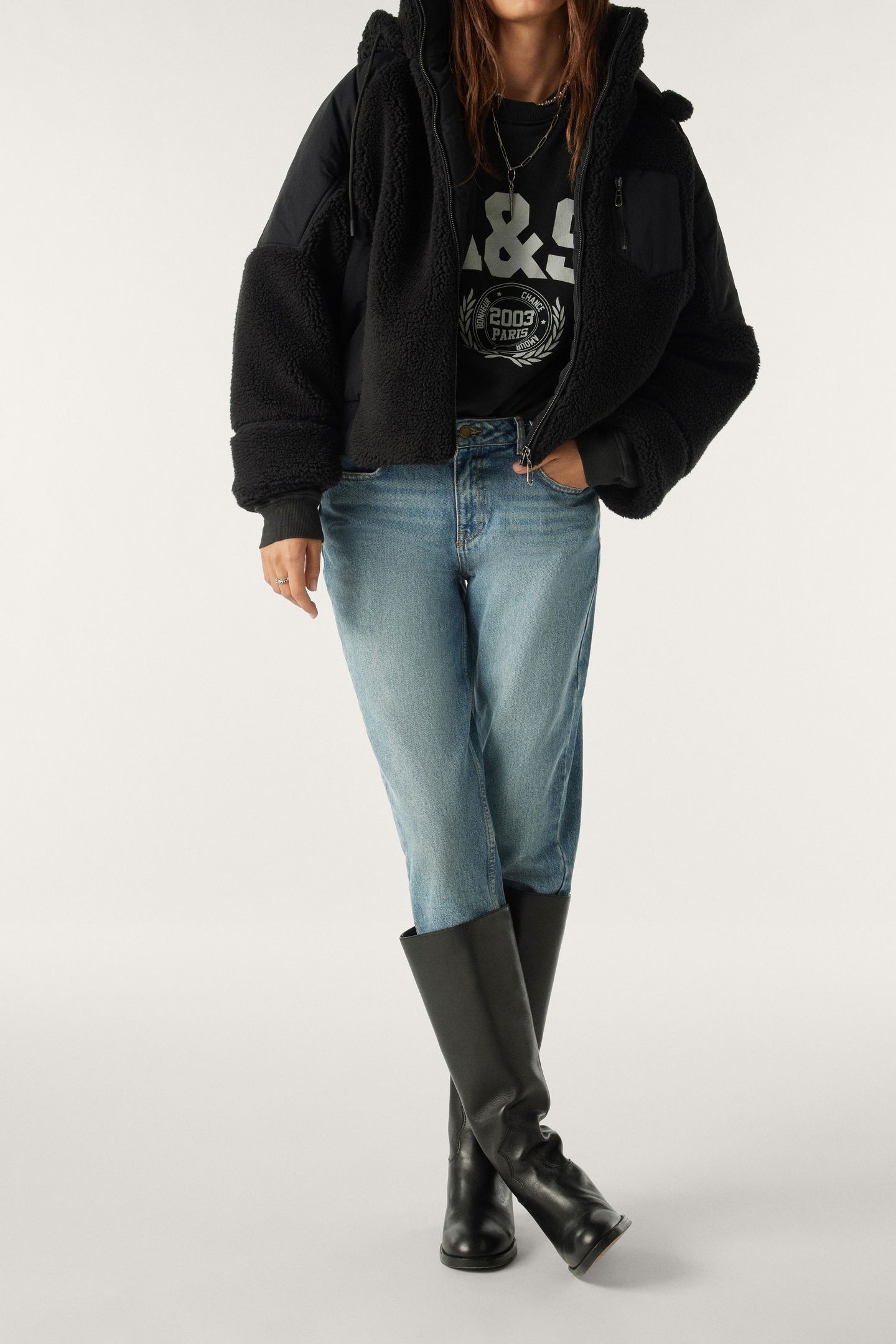 DOWN JACKET BLACK 1
