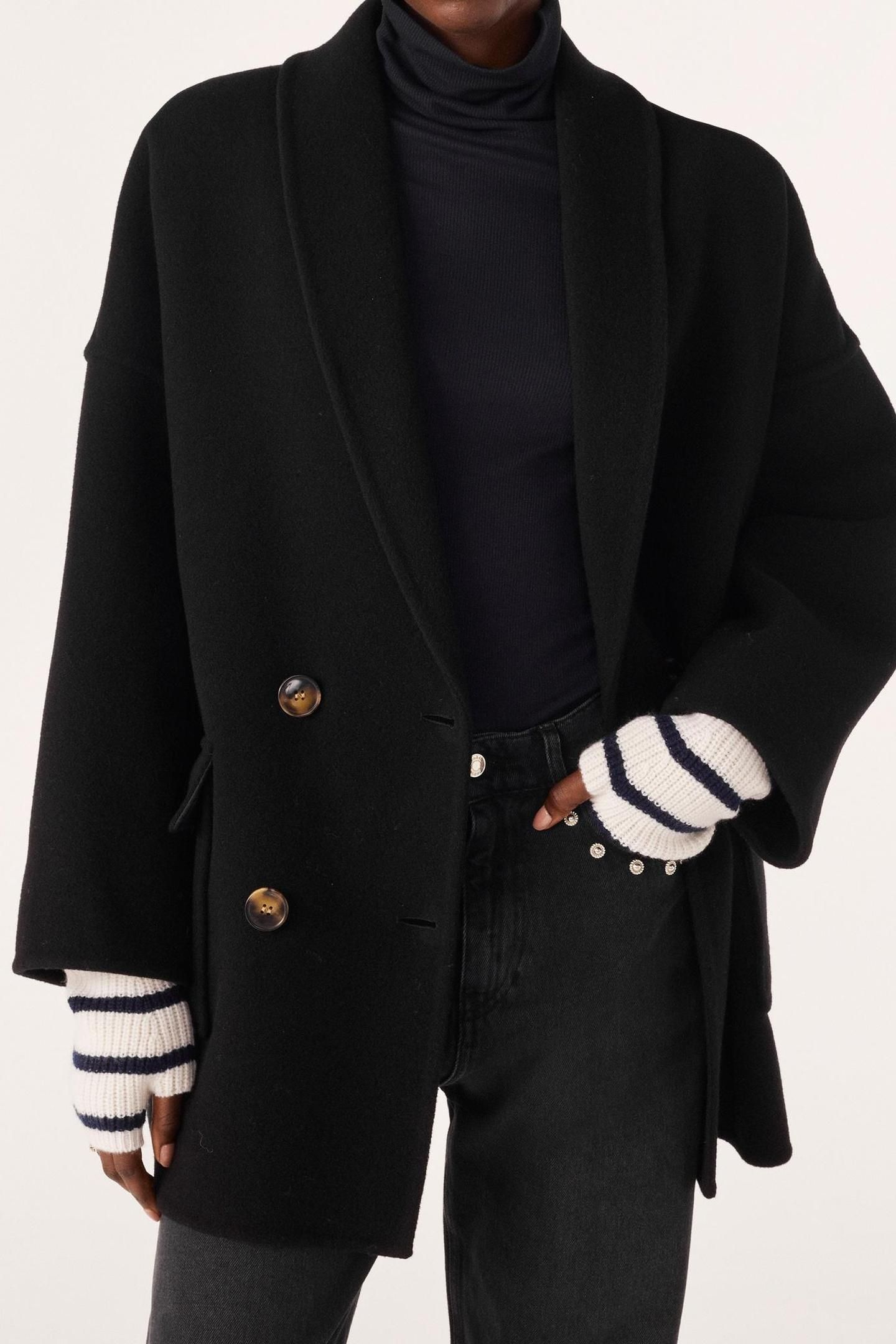 MID-LENGTH COAT BLACK 4