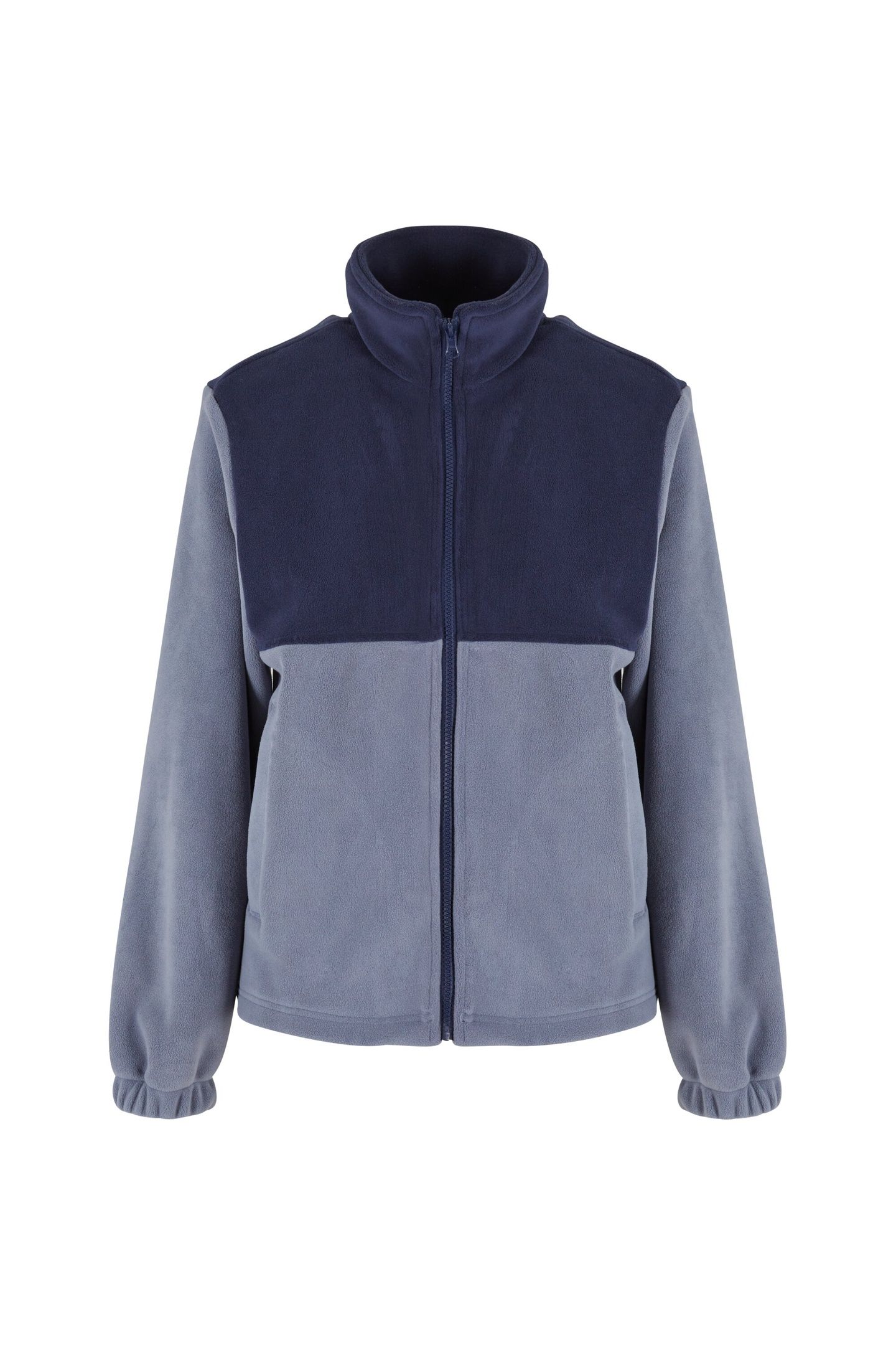 LADIES DOUBLE POLARFLEECE JACKET NAVY/CLOUDSKY 3
