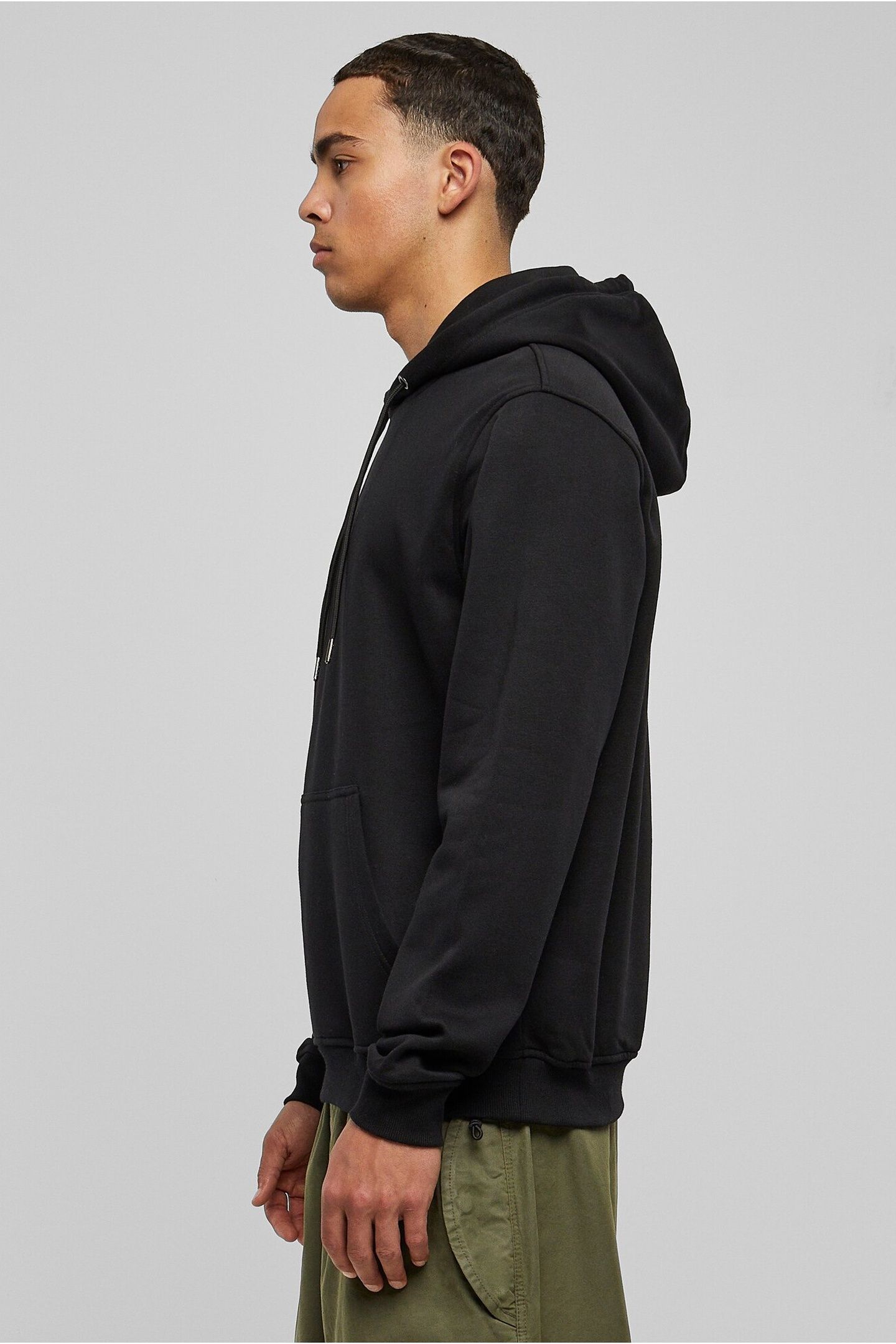 BASIC TERRY HOODY BLACK 3