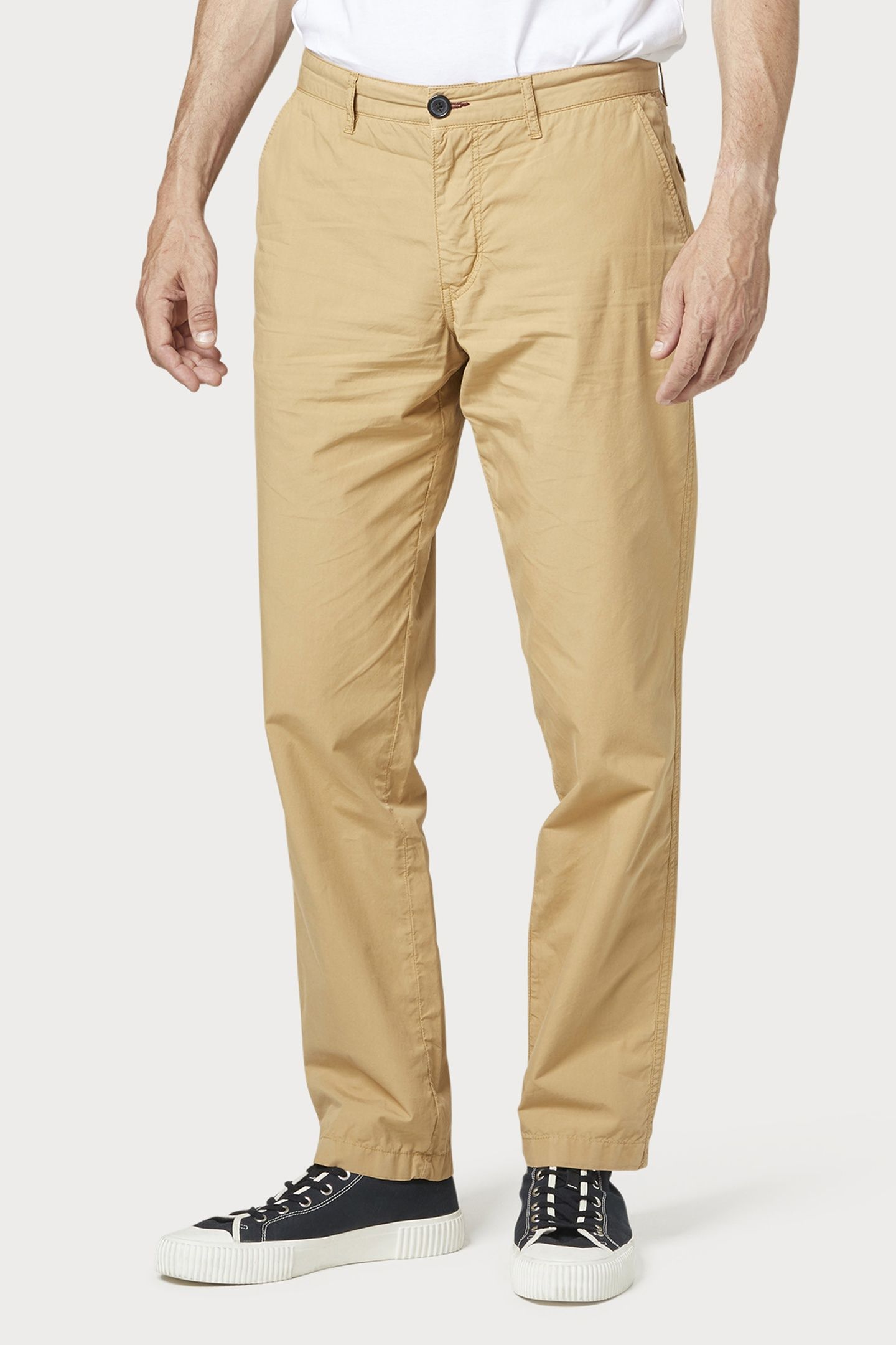 MENS TAPERED FIT CHINO TAN 1
