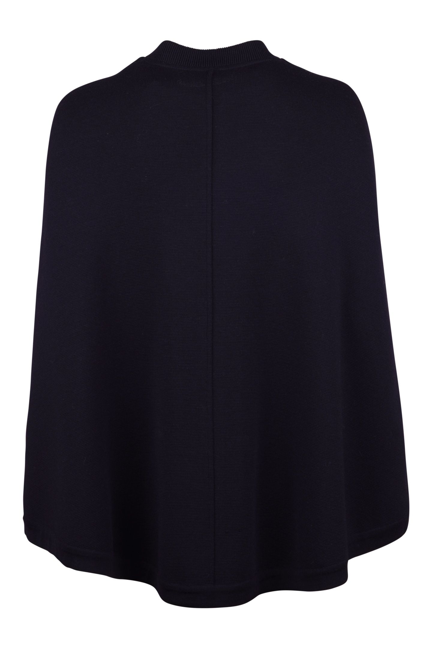 GITTY KNIT PONCHO NAVY 2