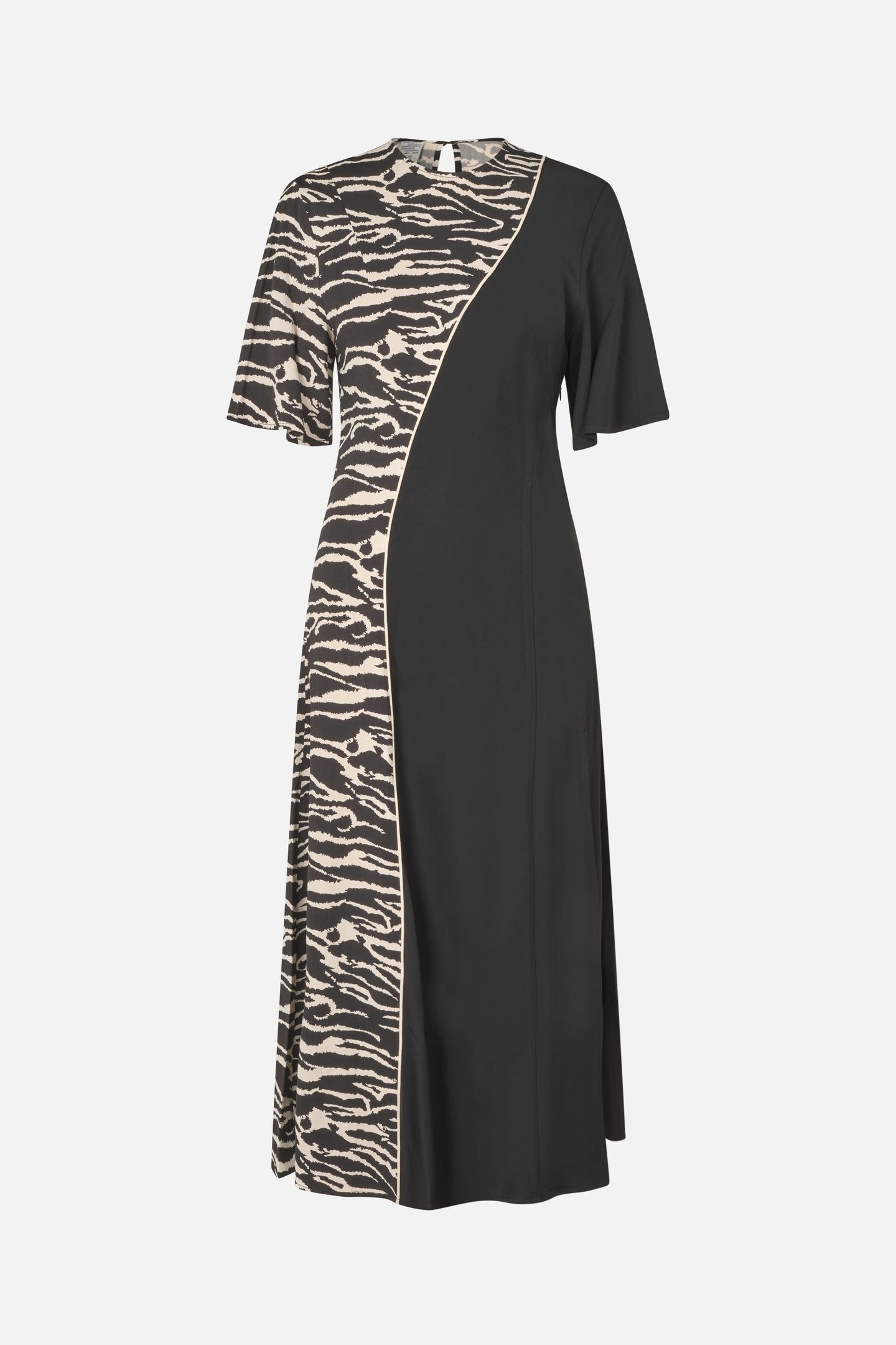 ANABEL DRESS BLACK WHISPER ZEBRA 3
