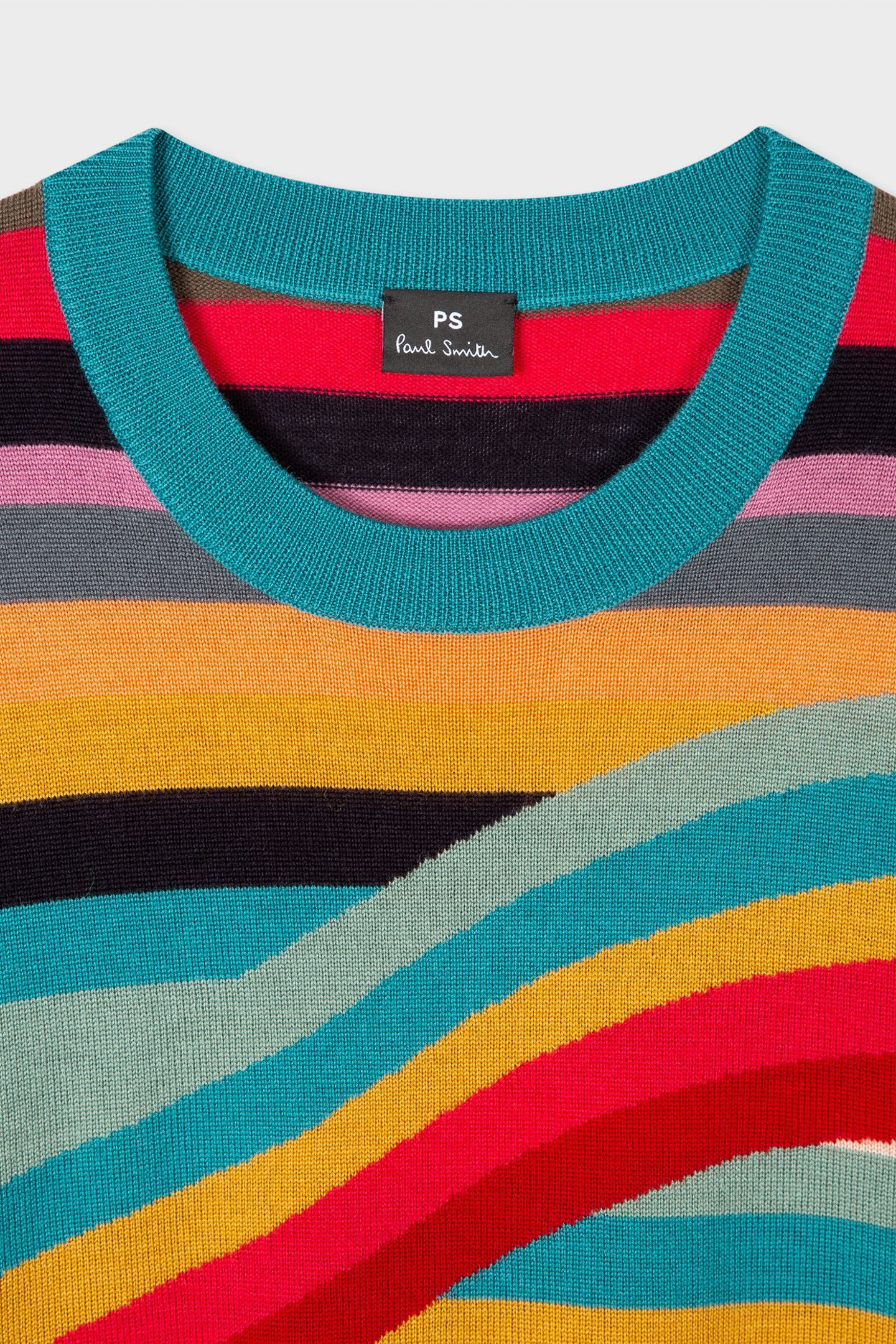 WOMENS KNITTED PULLOVER CREW NECK SWIRL 2