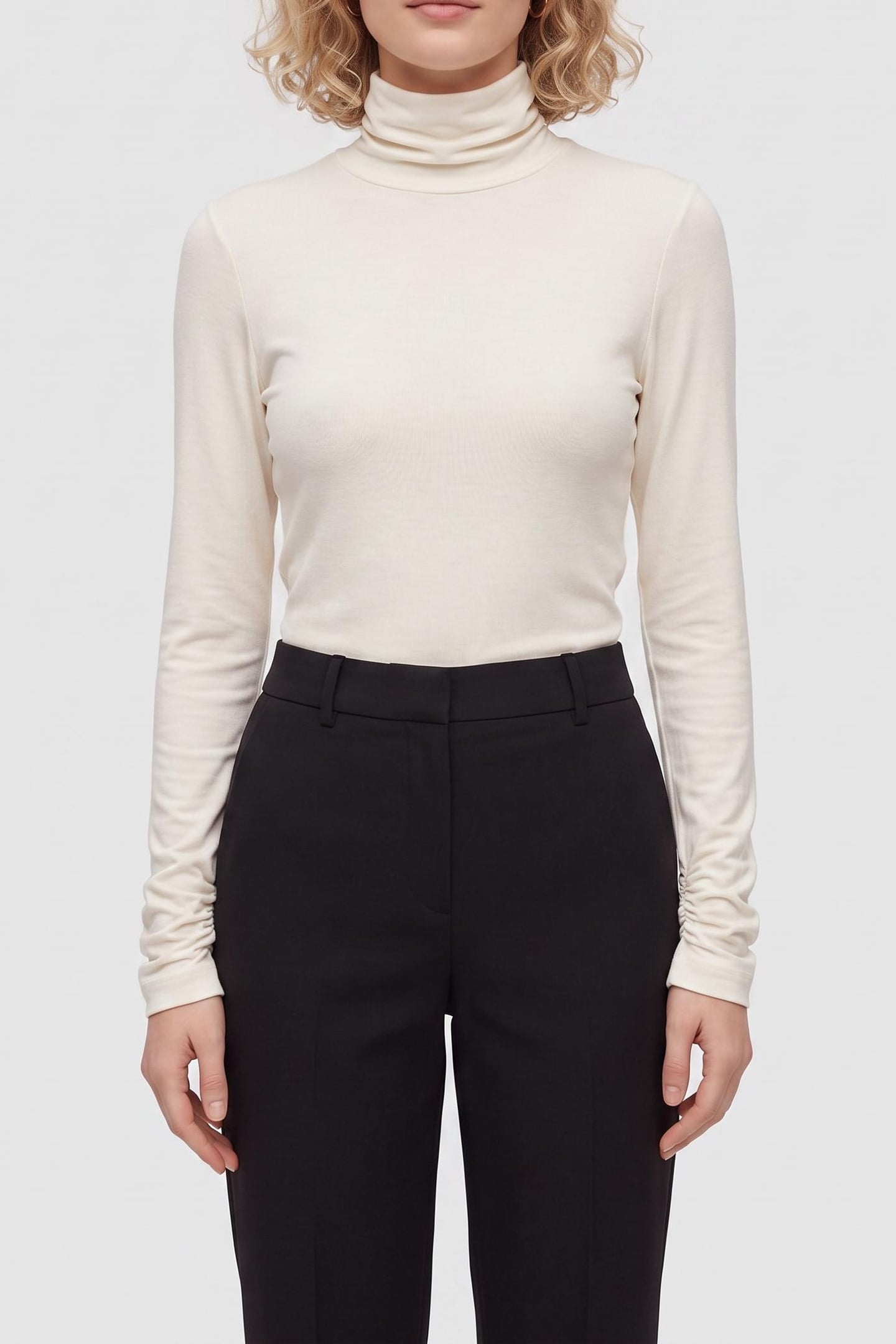 ASTRID TURTLE NECK L MACADAMIA 1