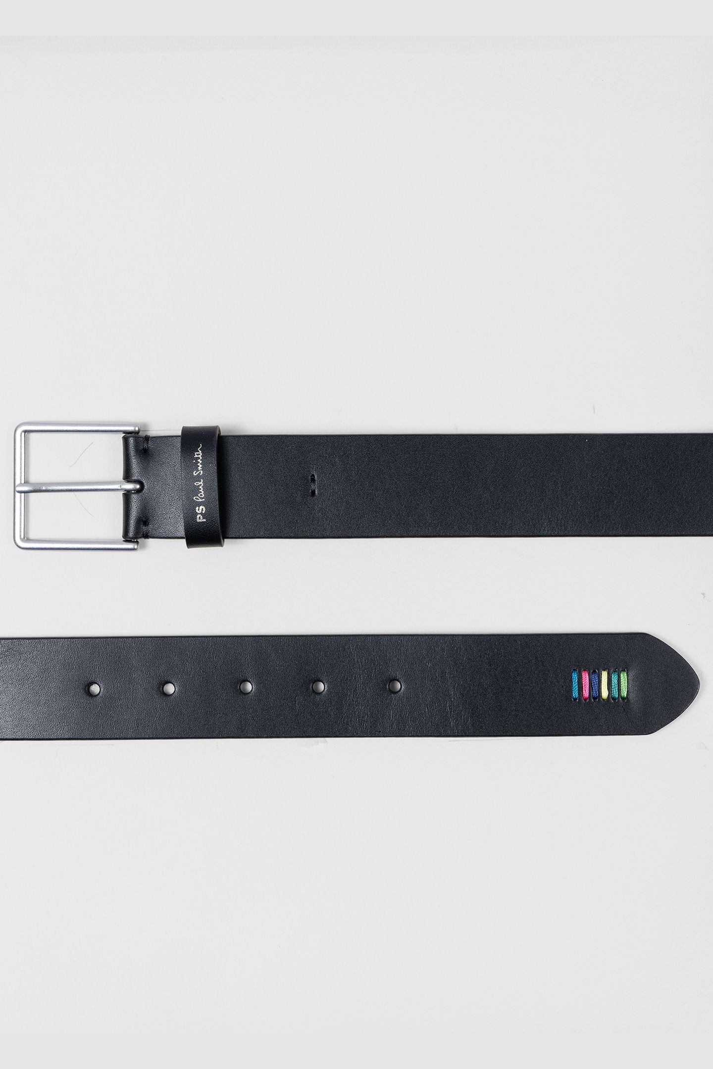 MEN BELT PS STITCH BLACK 5