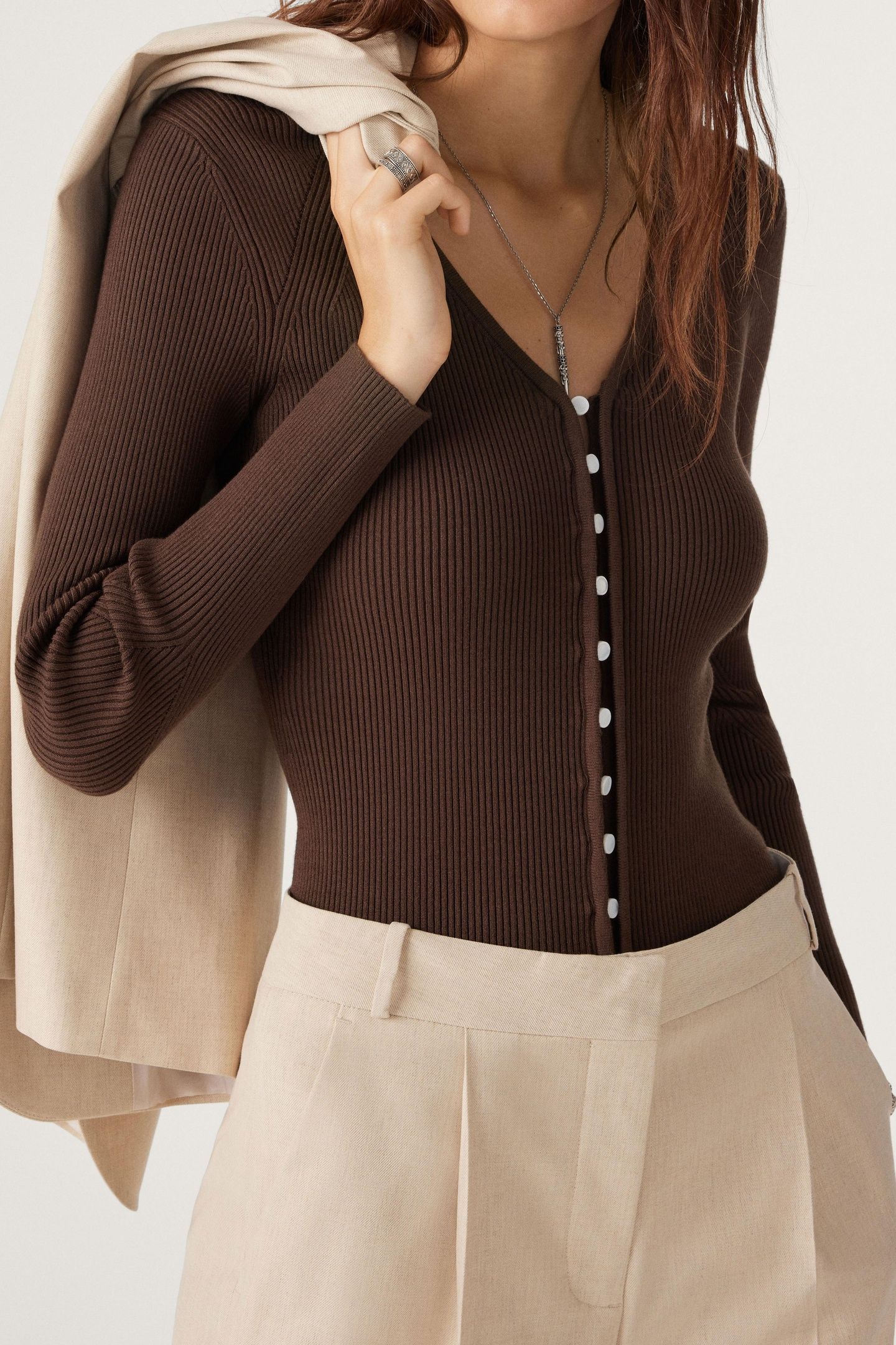 LONG SLEEVES KNIT CHOCO 3