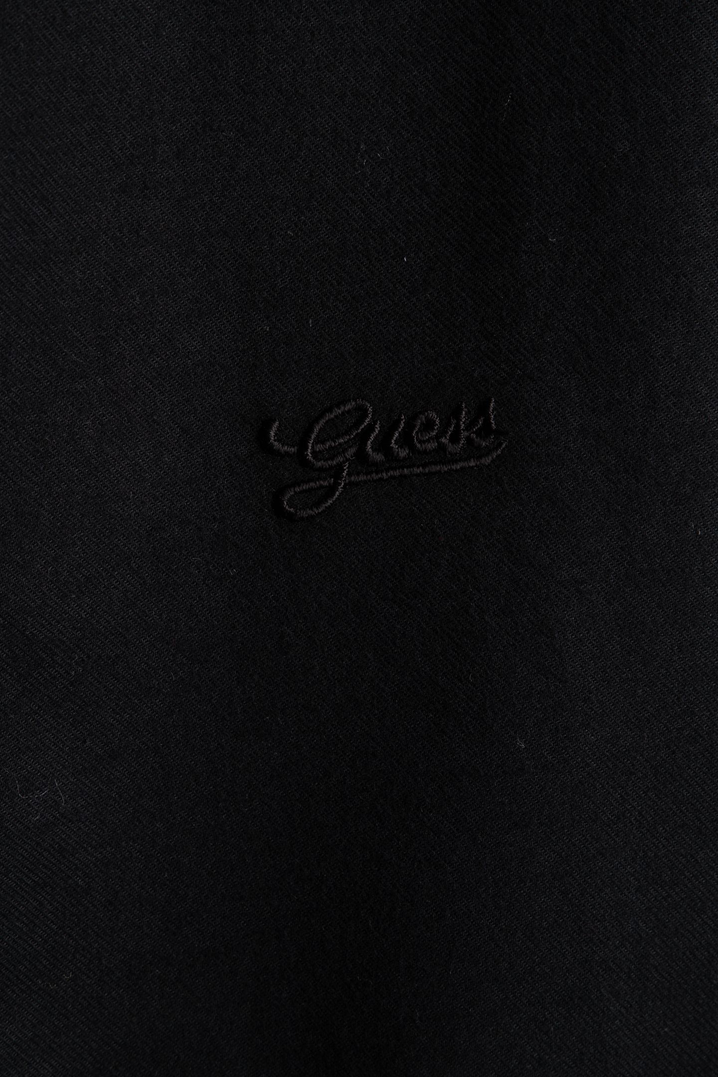 LS FLANNEL TWILL SHI JET BLACK A996 4