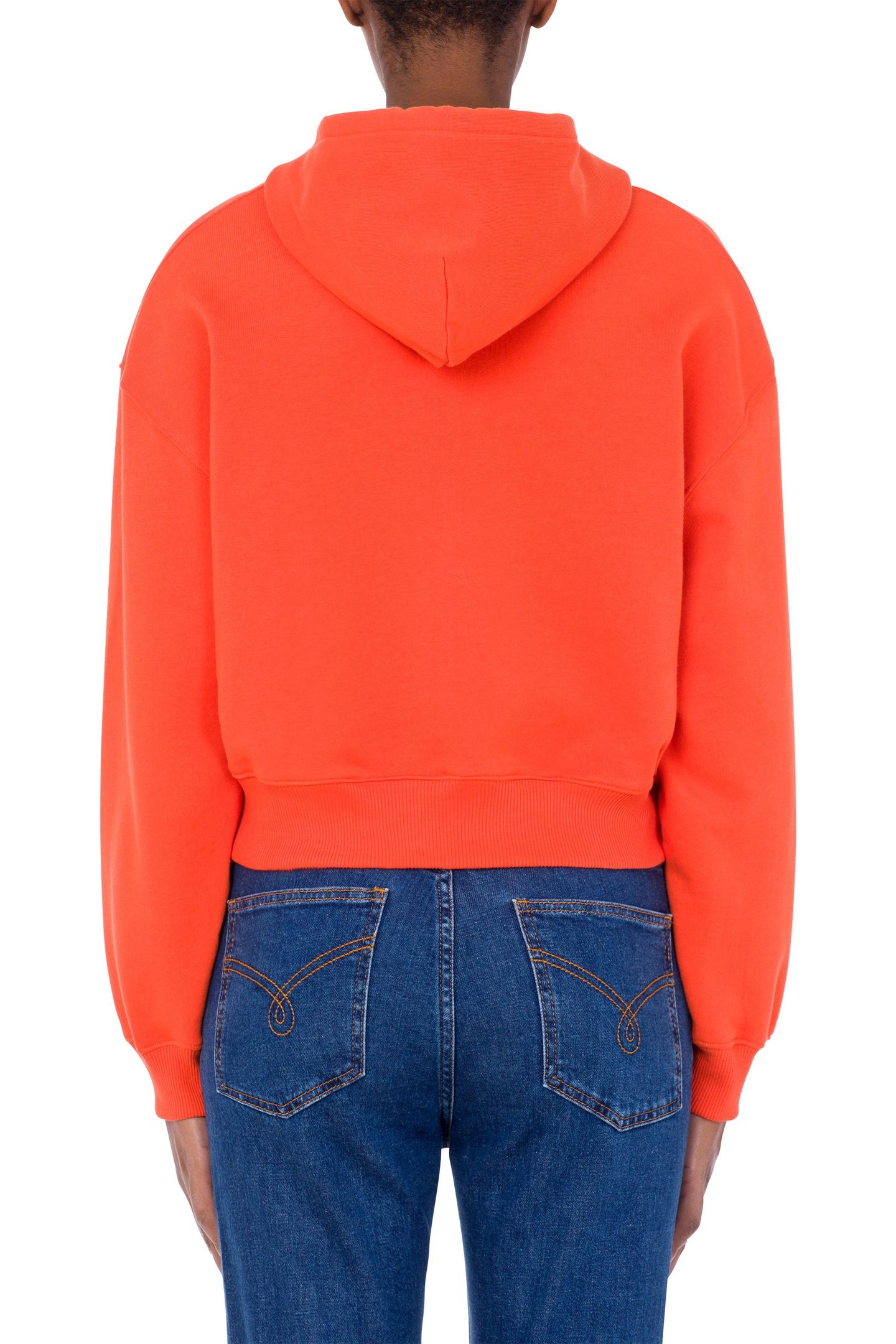 PEACE & LOVE HOODIE ORANGE 2