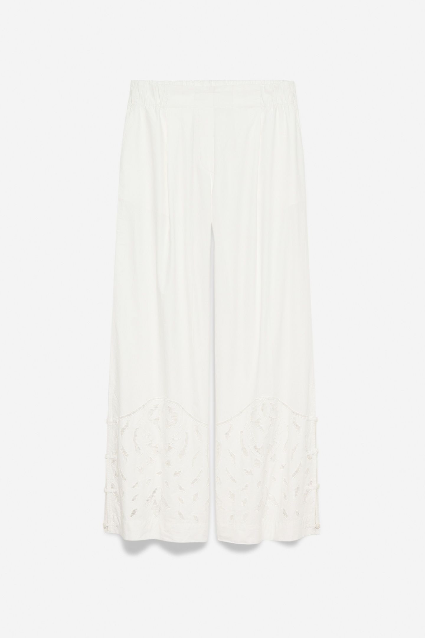 PANTS MOONFLOWER EMBR VERY WHITE 3