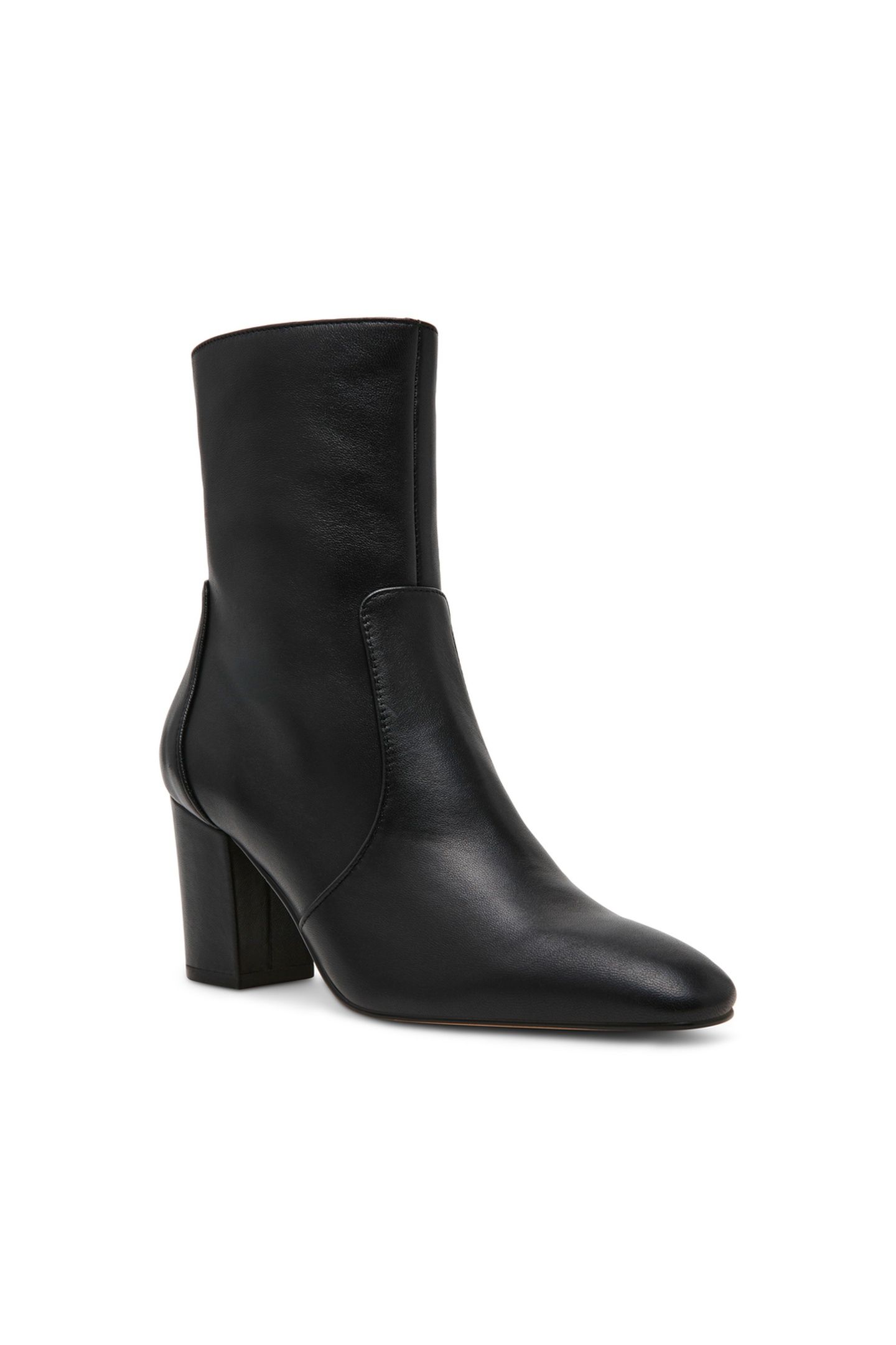 CROSSBAR BOOTIES BLACK LEATHER 3