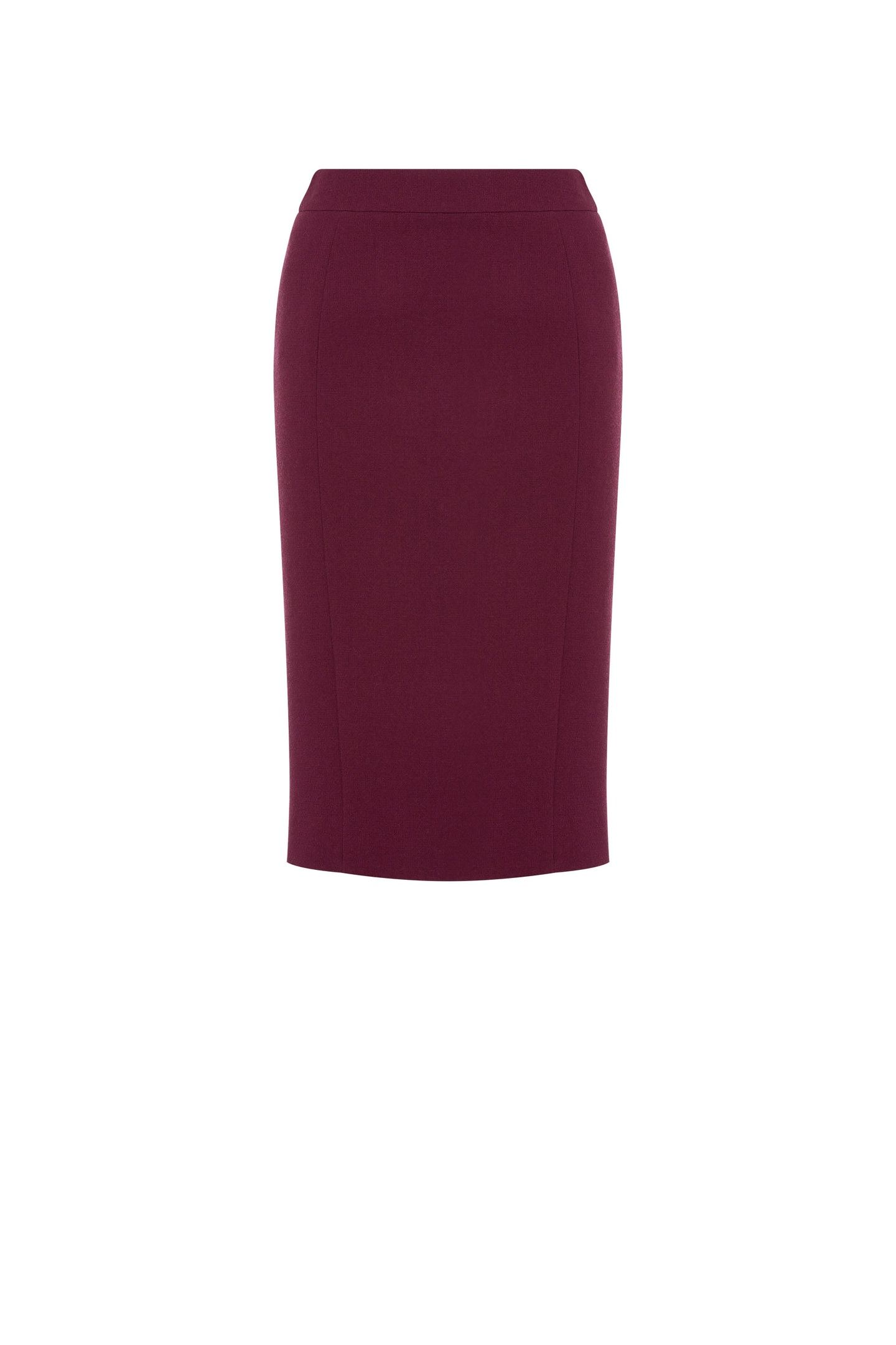 WOOL AND VISCOSE BOUCLÉ SKIRT RED 3