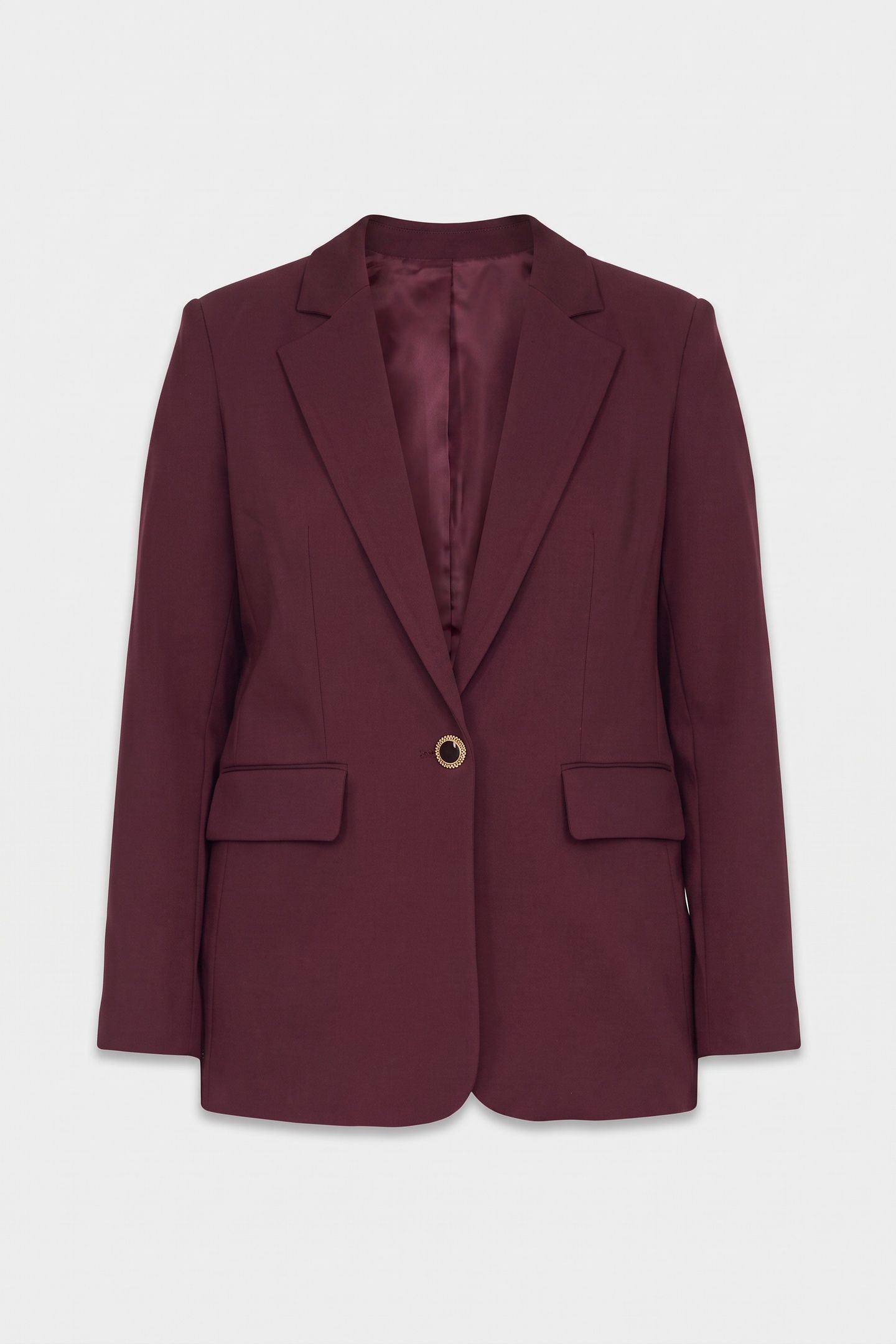 LIA STRAIGHT BLAZER REGAL PLUM 3