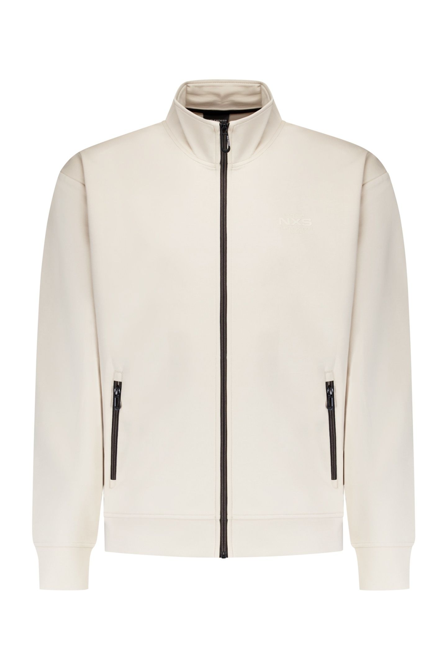 SWEATER FULL ZIP STONE 5