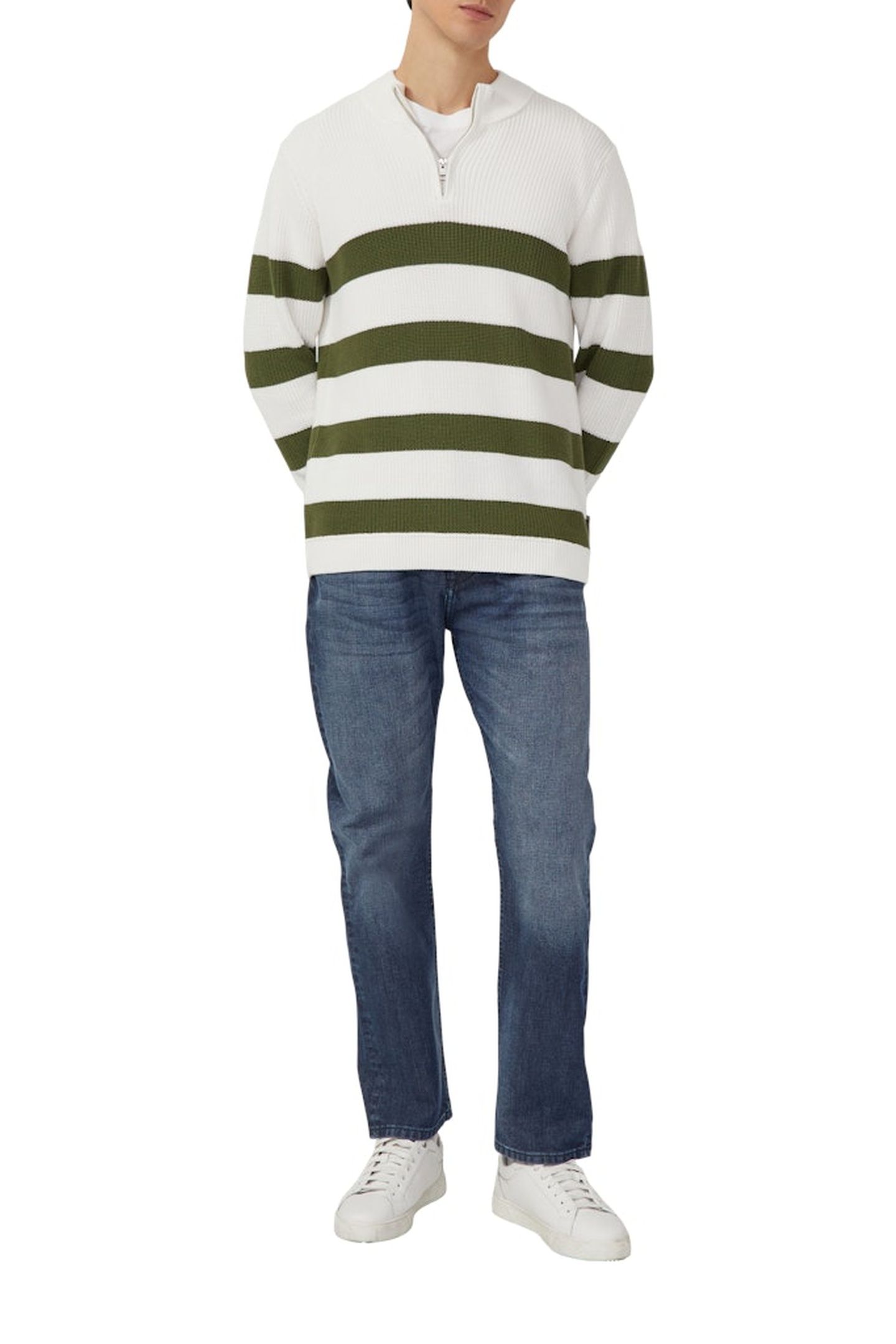 S.OLIVER PULLOVER GREEN 1