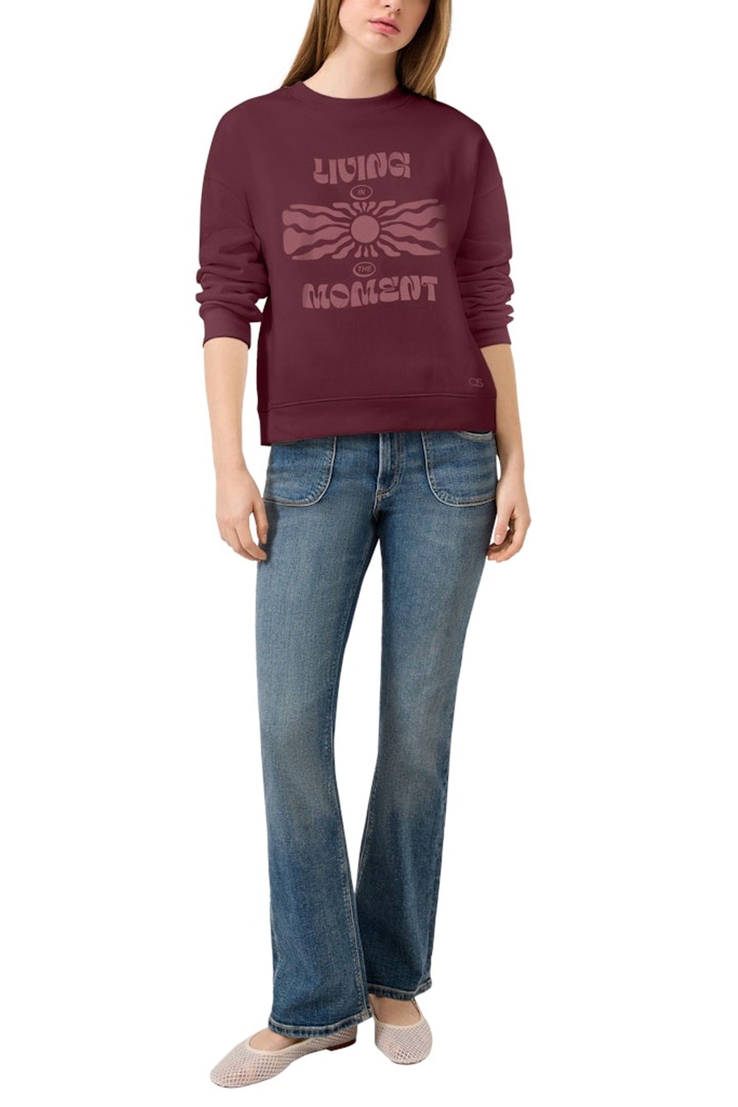 S.OLIVER-QS SWEATSHIRTS BURGUNDY 4