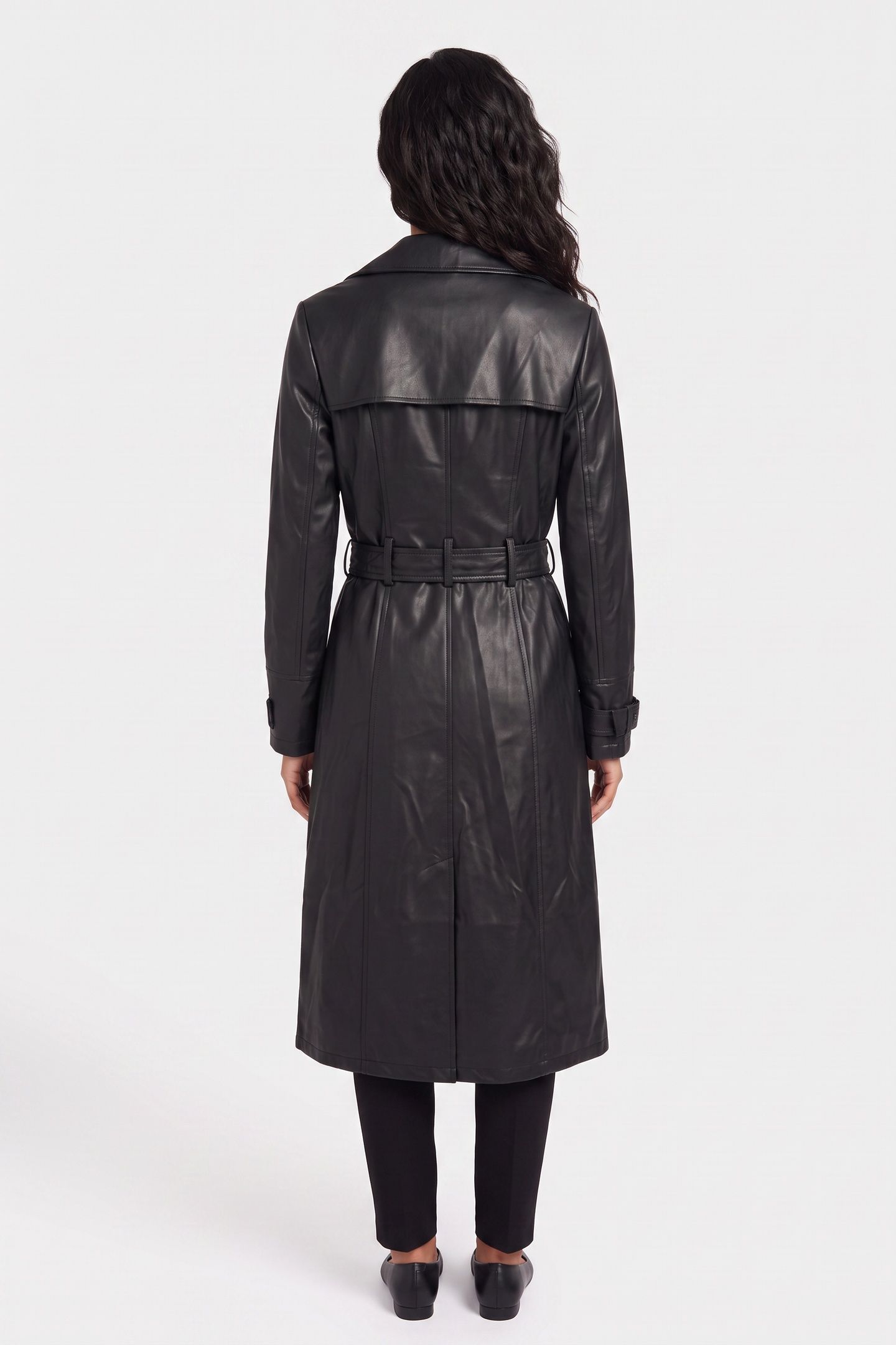 CAMILLE TRENCH JET BLACK A996 2
