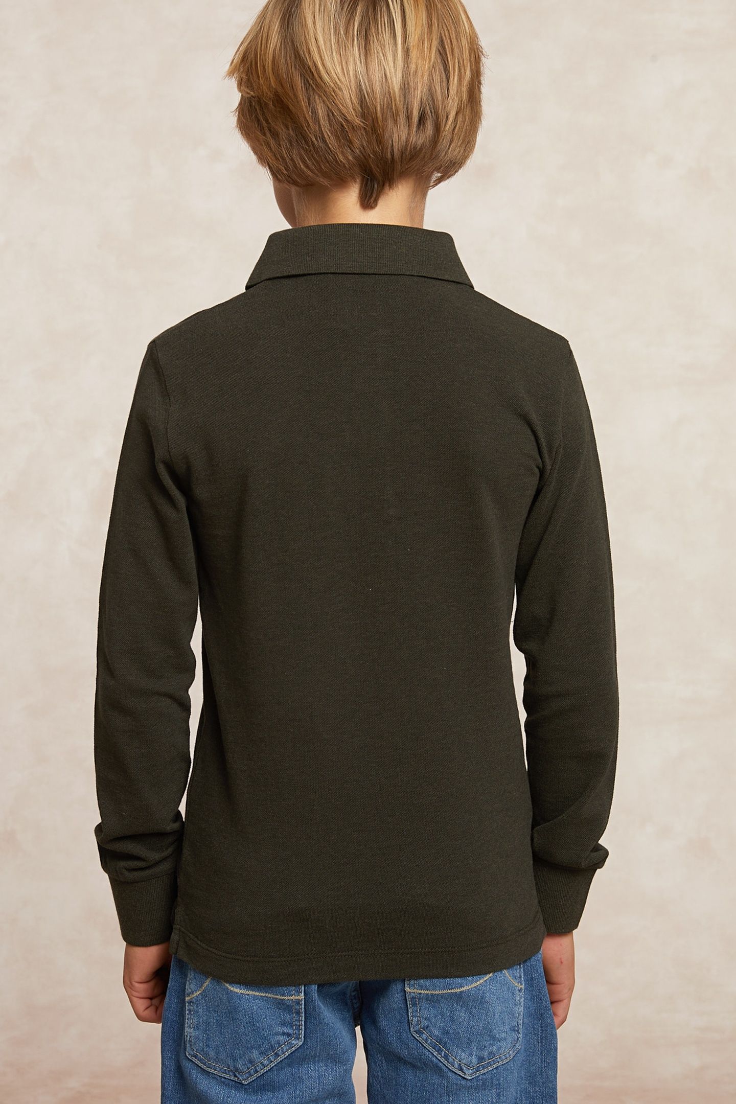 CUSTOM FIT FANCY PIQUE POLO OLIVE MIX 2