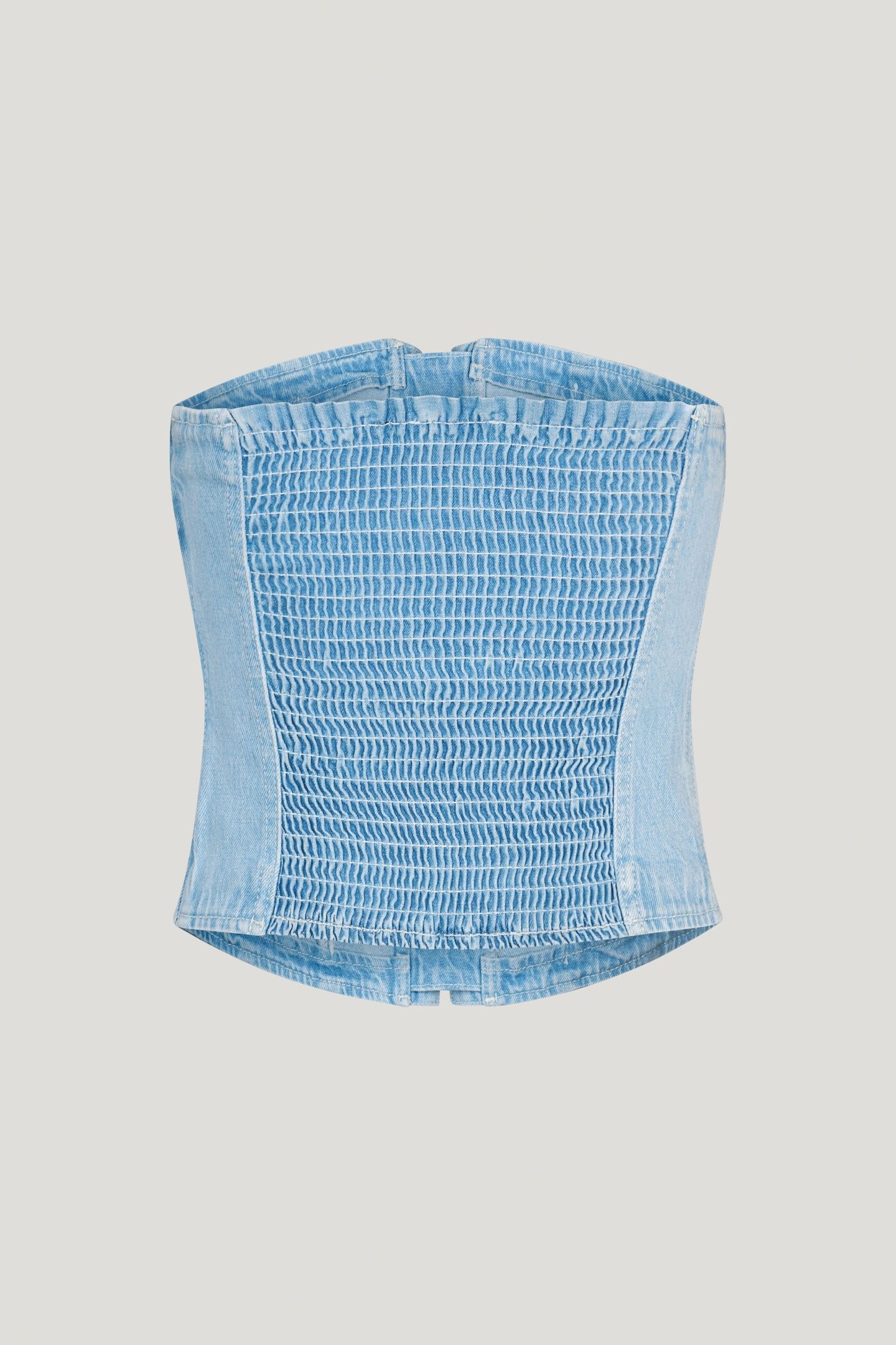 MAOKI SHIRT BLUE WORN OUT DENIM 4