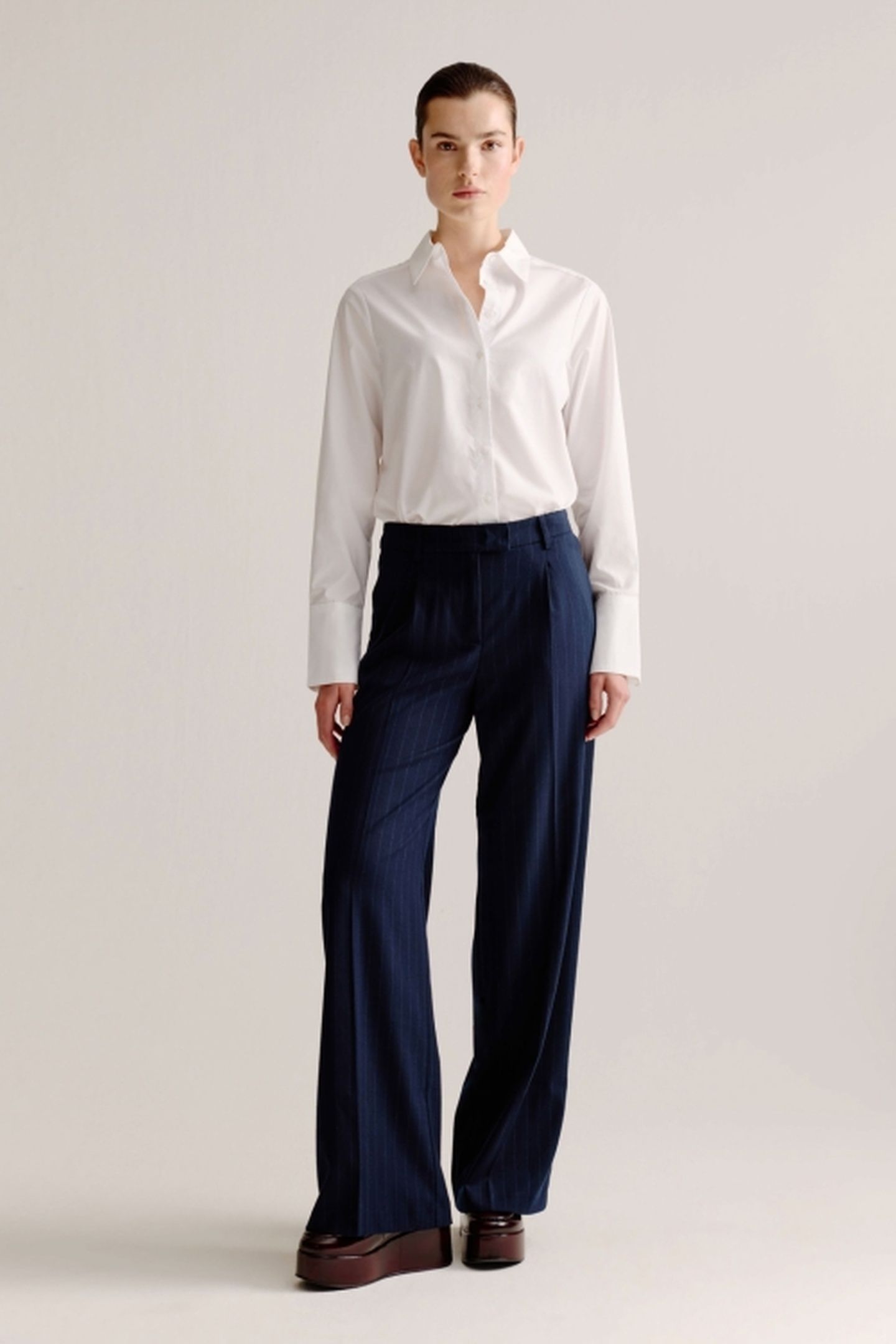 LIVIA PANTS NAVY STRIPE 1